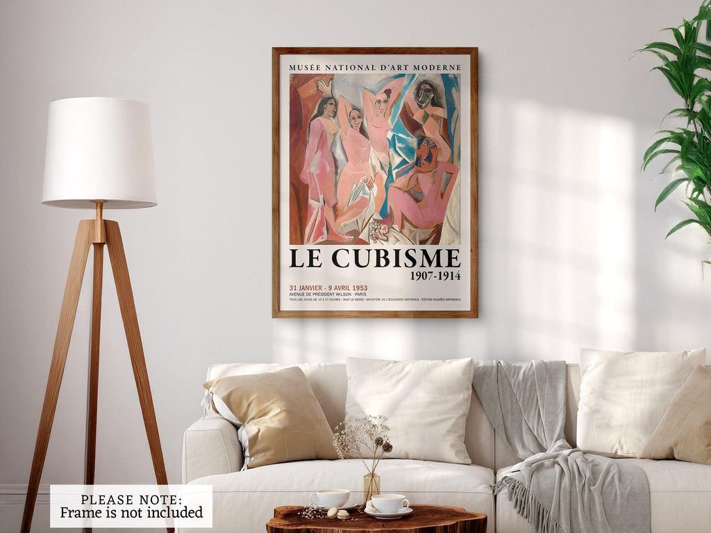 Picasso Les Demoiselles d'Avignon Print – Cubism Exhibition Poster