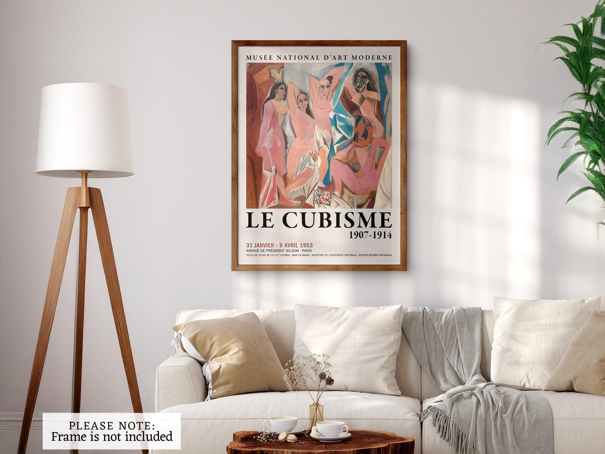 Picasso Les Demoiselles d'Avignon Print – Cubism Exhibition Poster