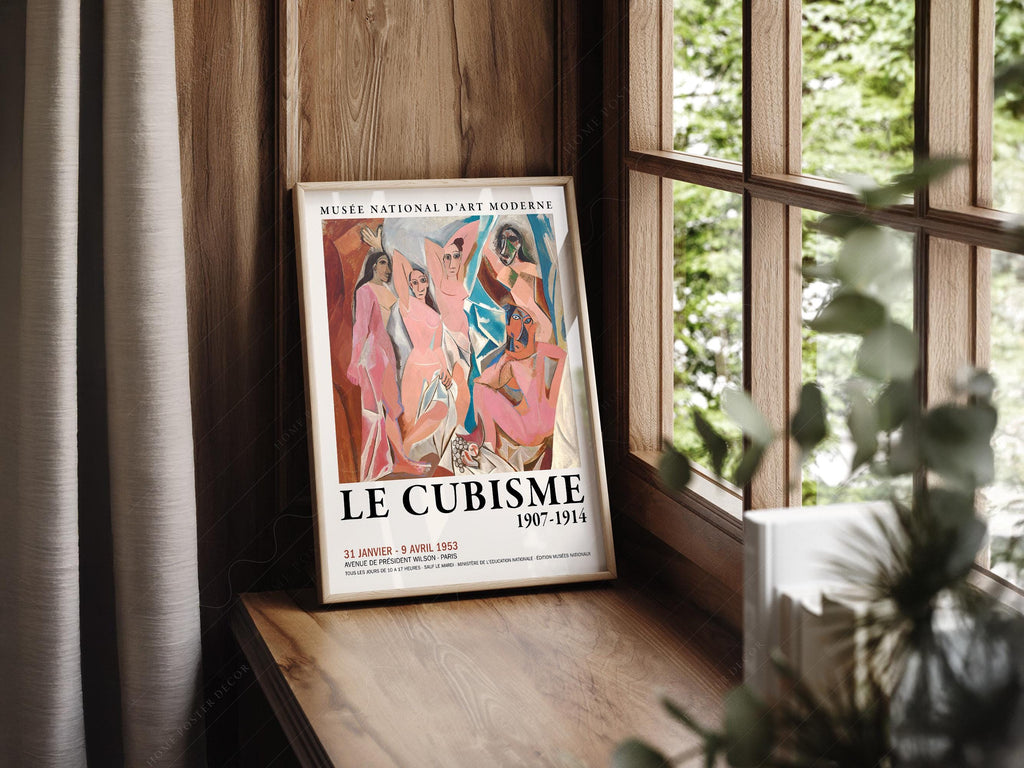 Picasso Les Demoiselles d'Avignon Print – Cubism Exhibition Poster