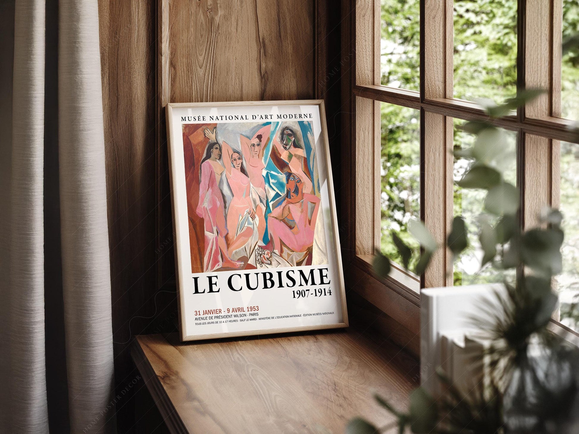 Picasso Les Demoiselles d'Avignon Print – Cubism Exhibition Poster