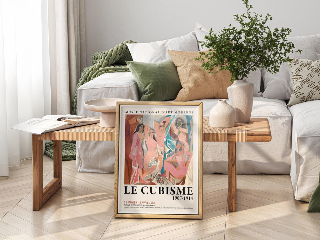 Picasso Les Demoiselles d'Avignon Print – Cubism Exhibition Poster