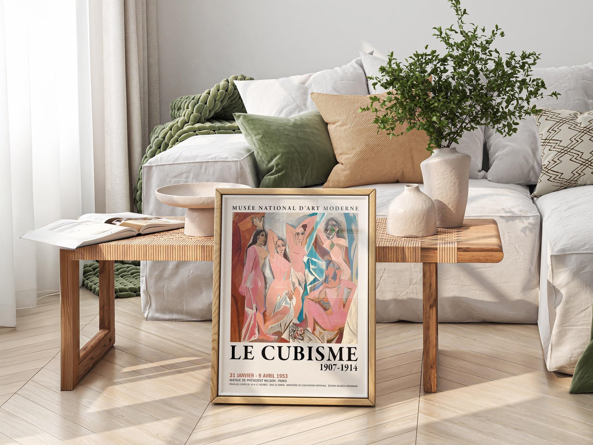 Picasso Les Demoiselles d'Avignon Print – Cubism Exhibition Poster