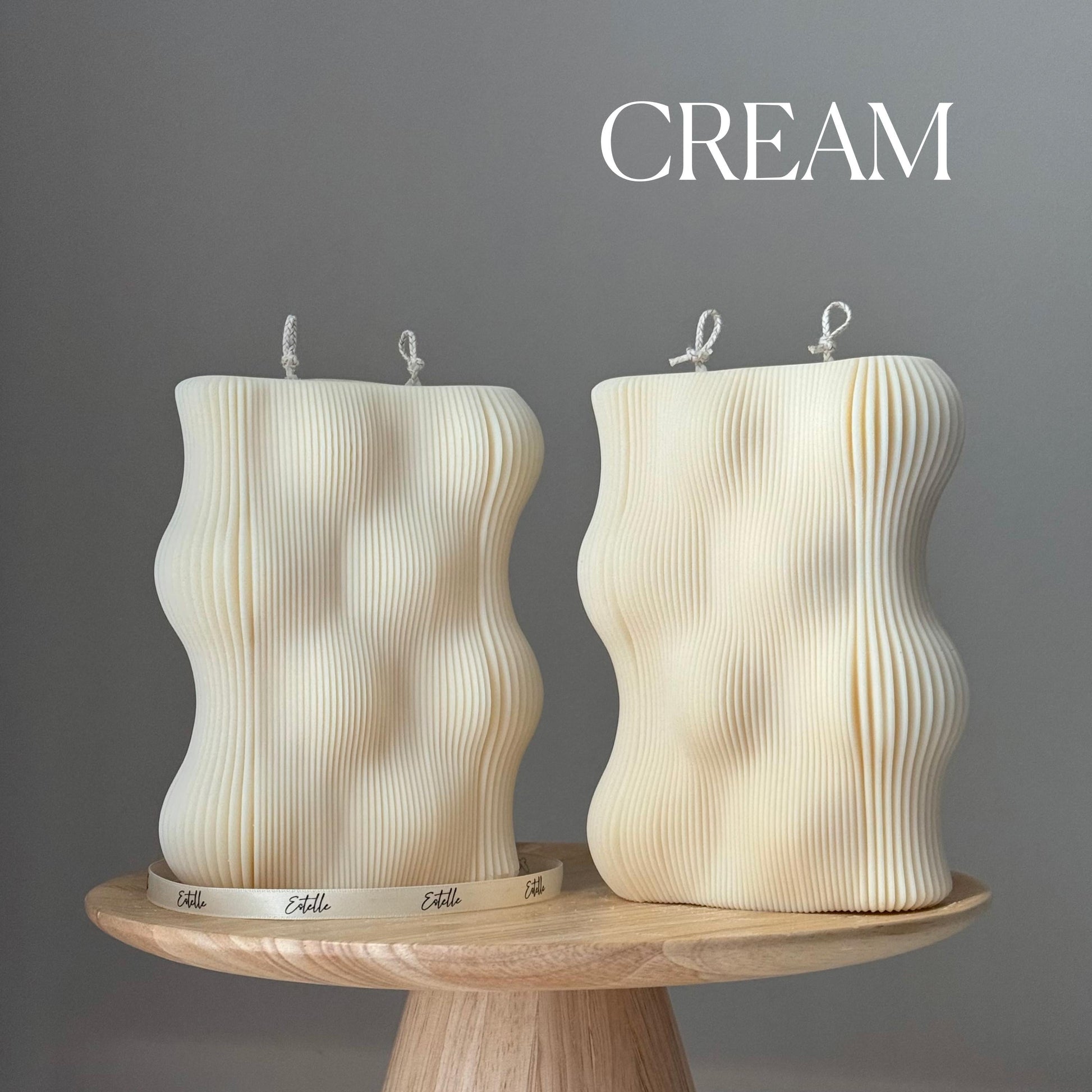 Geometric Soy Candle: Hand-Poured Sculptural Art, Unique Home Decor