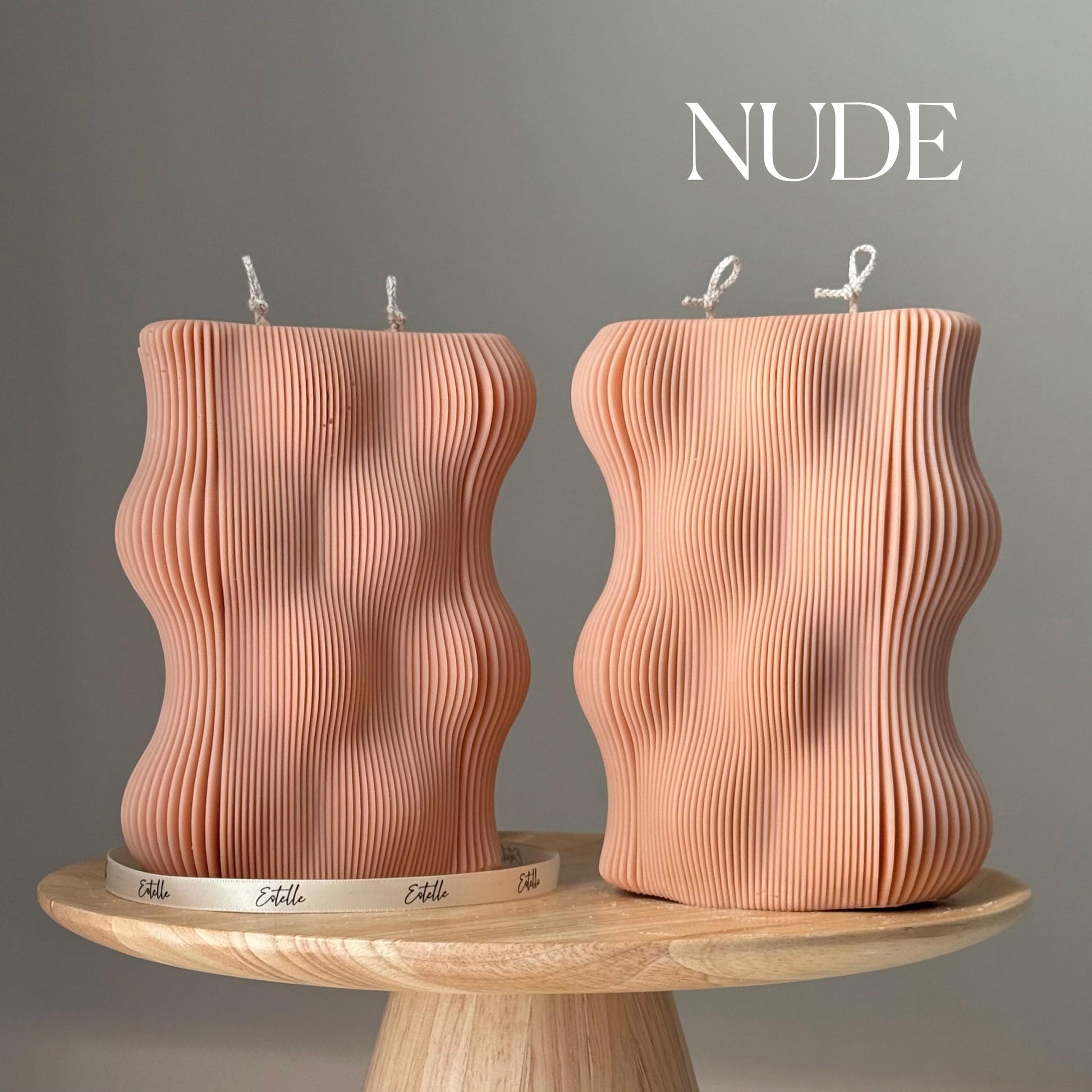 Geometric Soy Candle: Hand-Poured Sculptural Art, Unique Home Decor