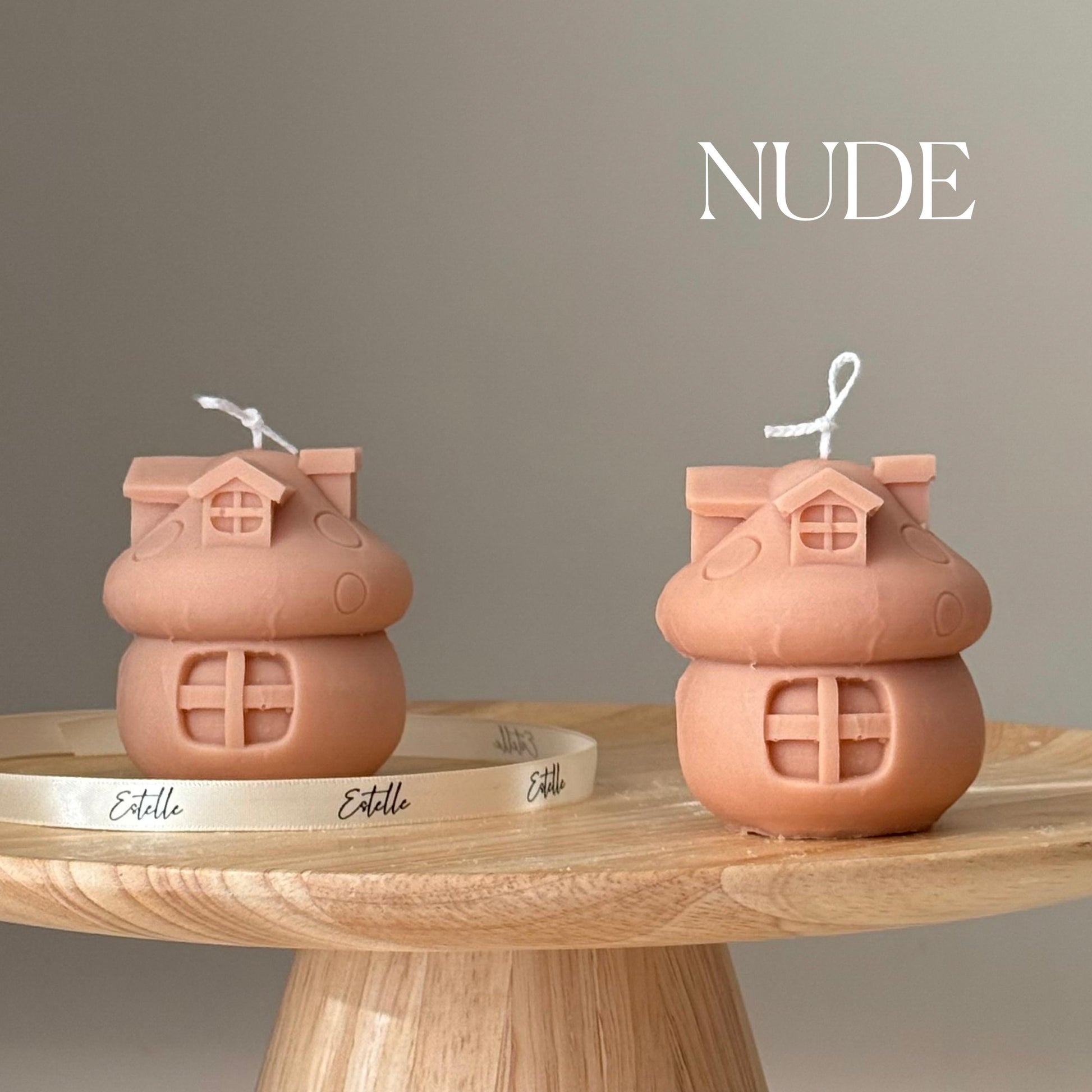 Tiny House Soy Candle: Hand-Poured Sculptural Art Gift