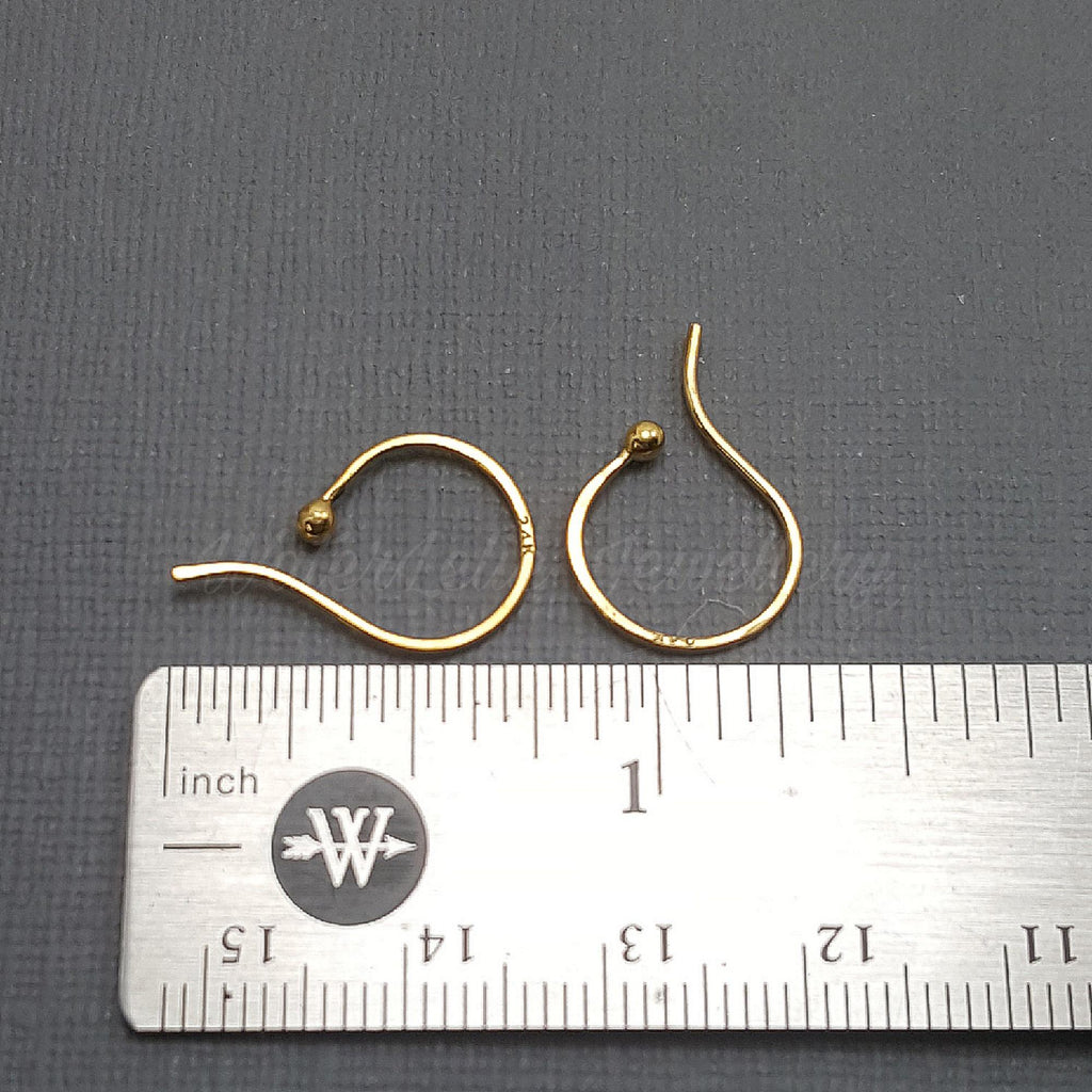 Hand Forged 24K Gold Ball Earrings: Minimalist Hypoallergenic Jewelry