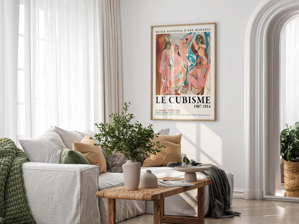 Picasso Les Demoiselles d'Avignon Print – Cubism Exhibition Poster