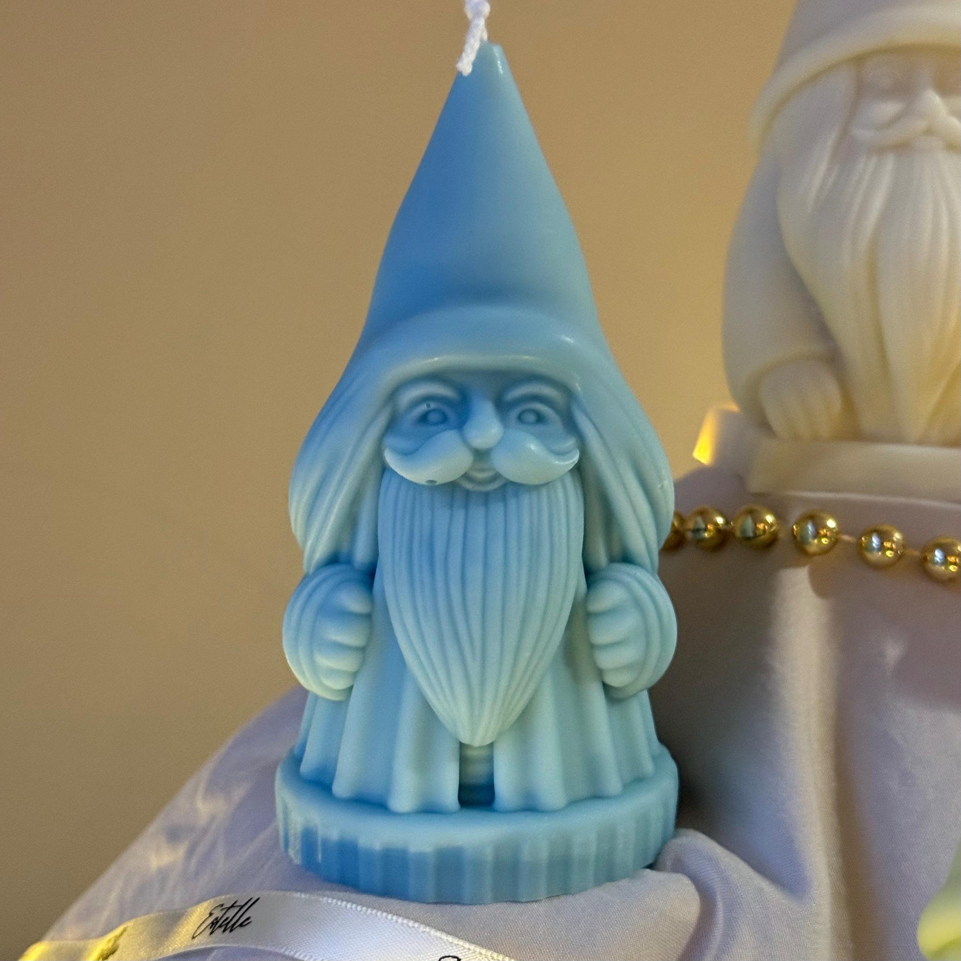 Hand Poured Santa Candle: Christmas Soy Wax Festive Decor