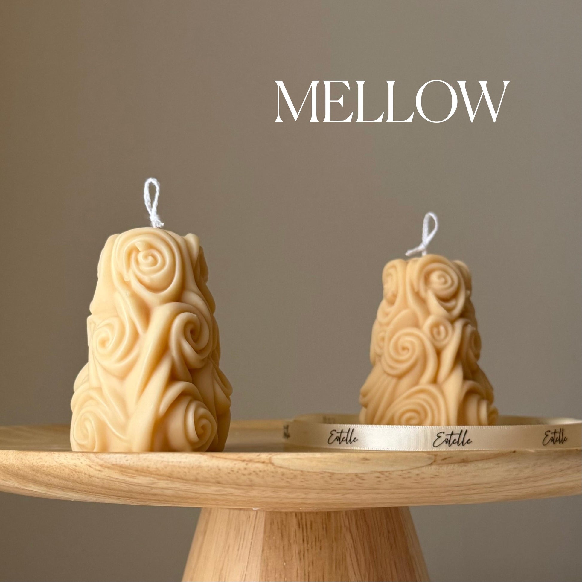 Handmade Roses Soy Candle | Sculptural Home Decor, Wedding Favor
