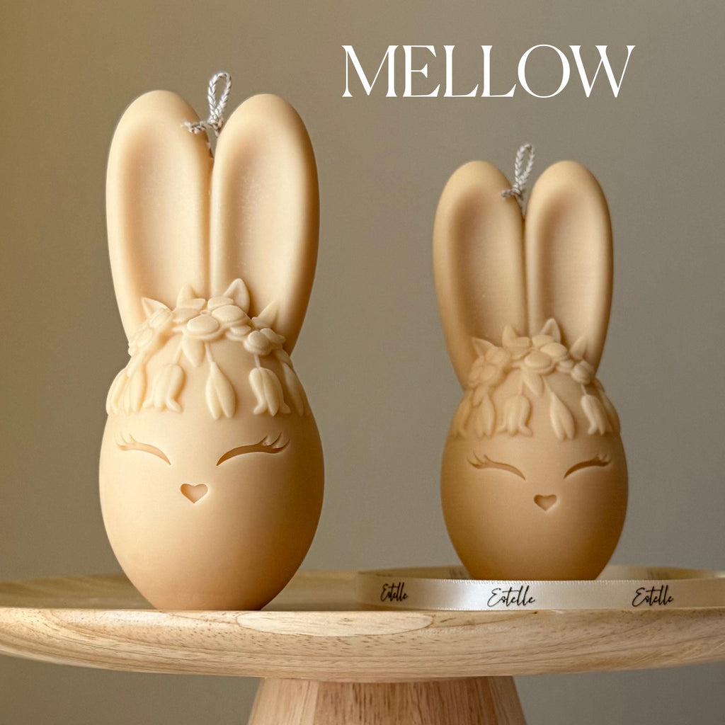 Bougie de soja Oeuf Lapin : Déco maison faite main, cadeau de pendaison de crémaillère