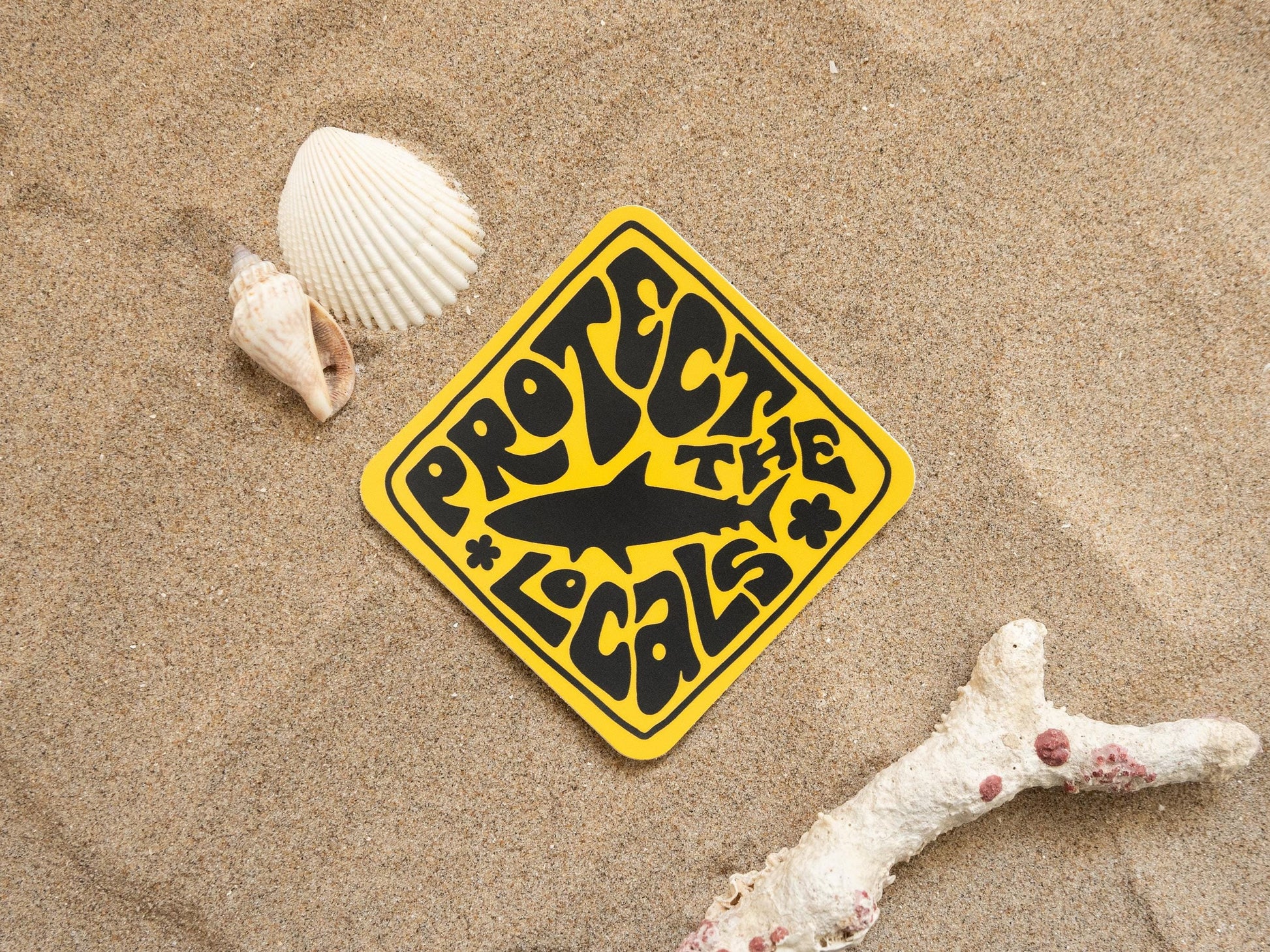 Shark Sticker | Save the Sharks Vinyl Sticker | Shark Lover Gift
