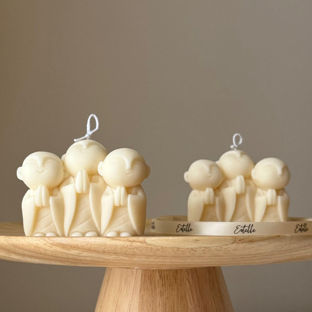 Handmade Monk Candle | Soy Wax Home Decor