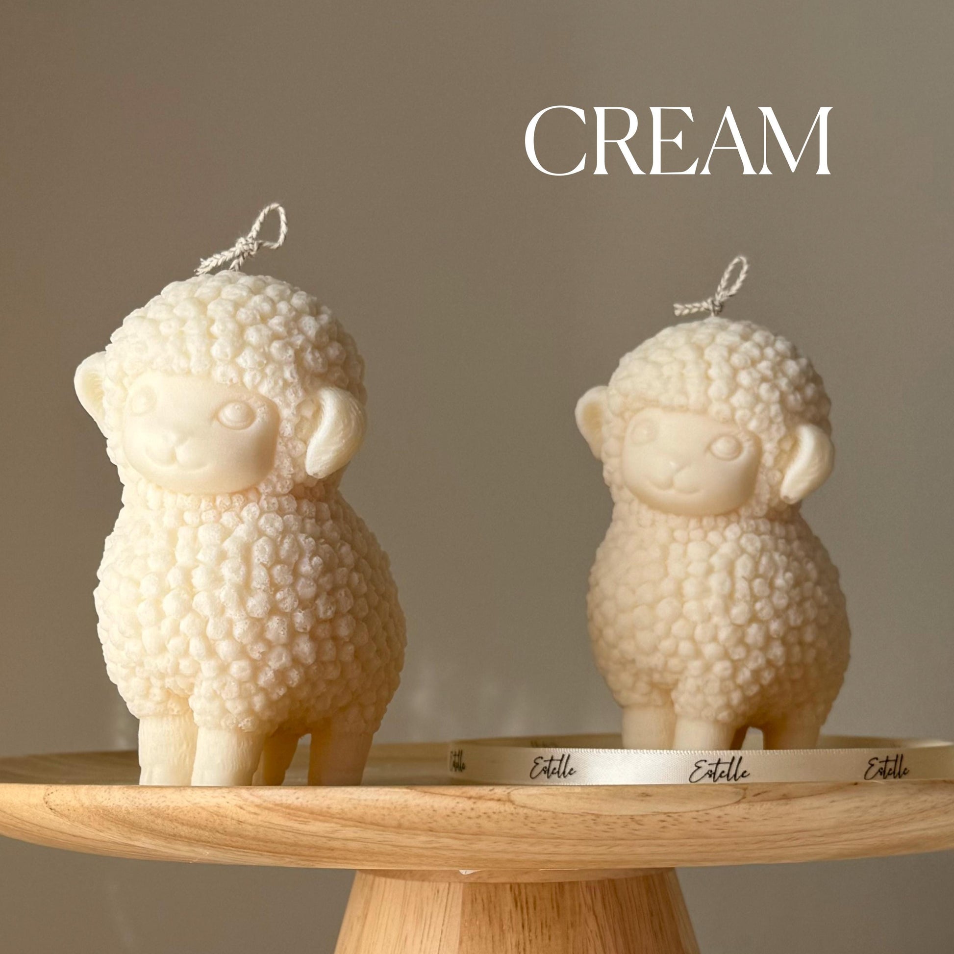 Handmade Sheep Soy Candle | Nursery Decor