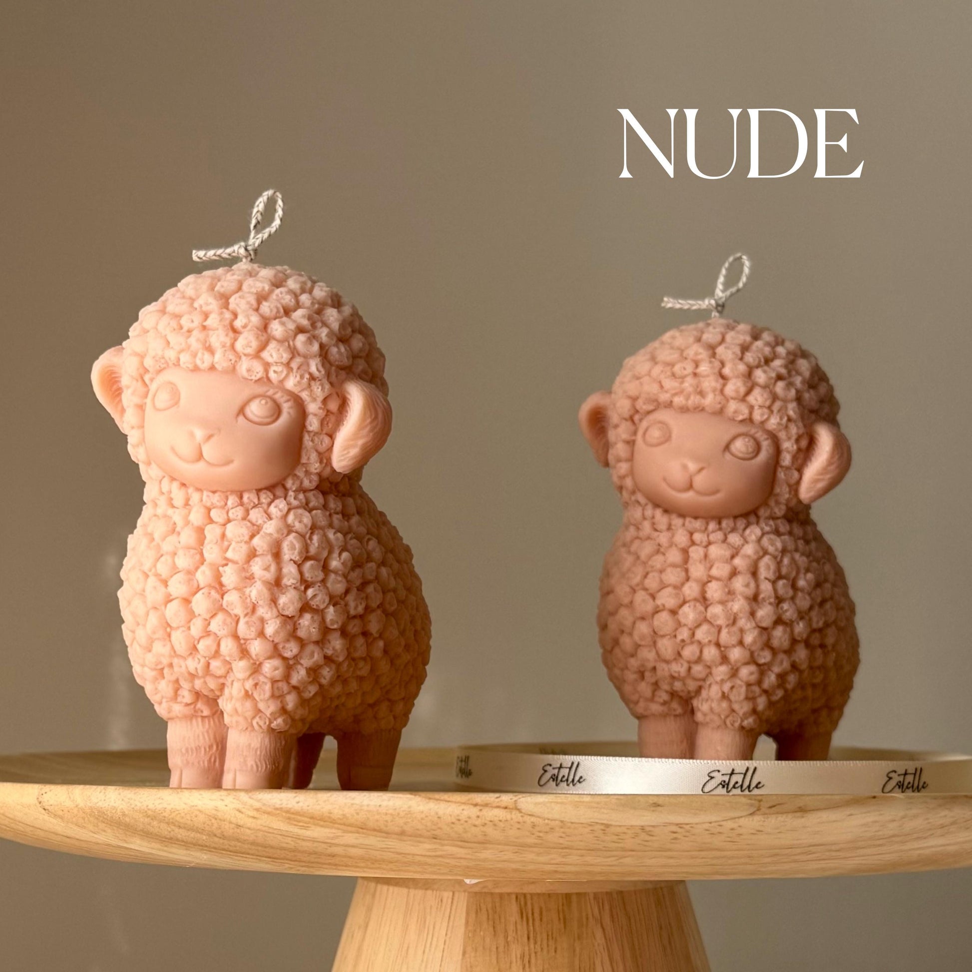 Handmade Sheep Soy Candle | Nursery Decor