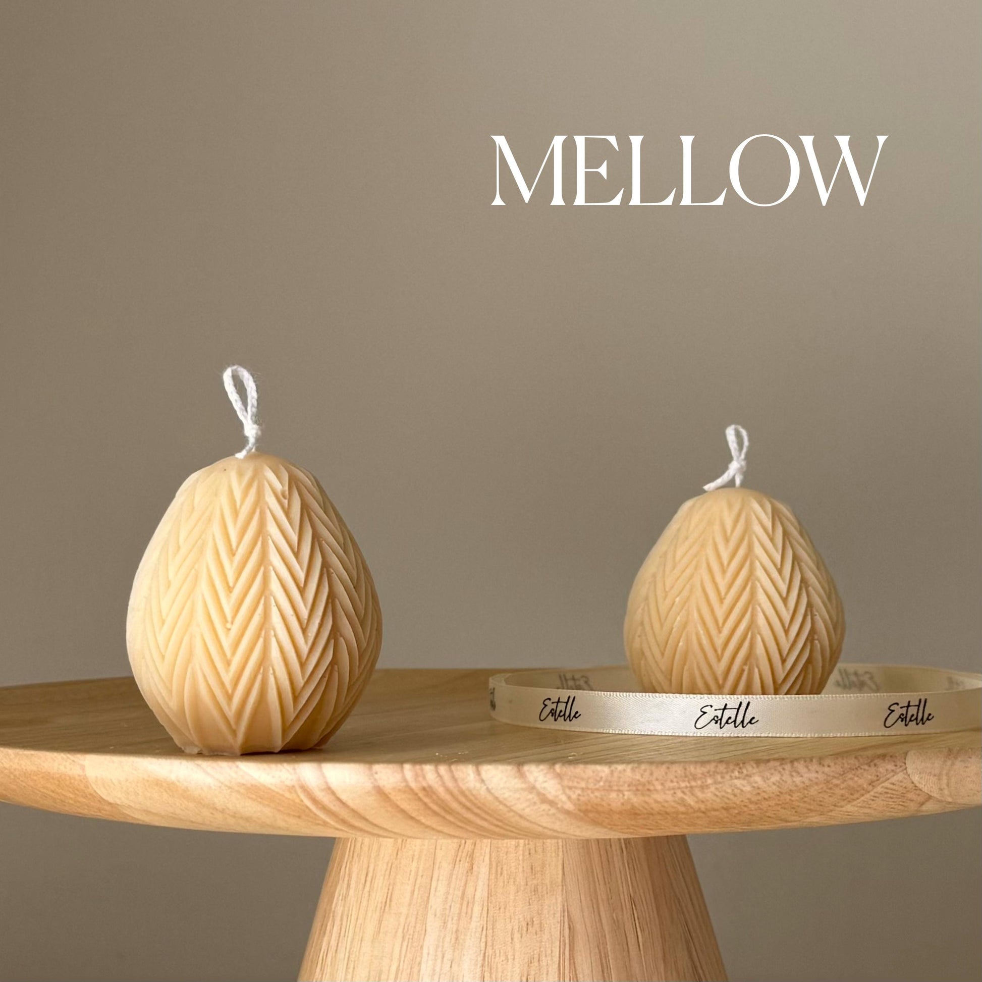 Easter Egg Soy Candle: Handmade Sculptural Home Decor