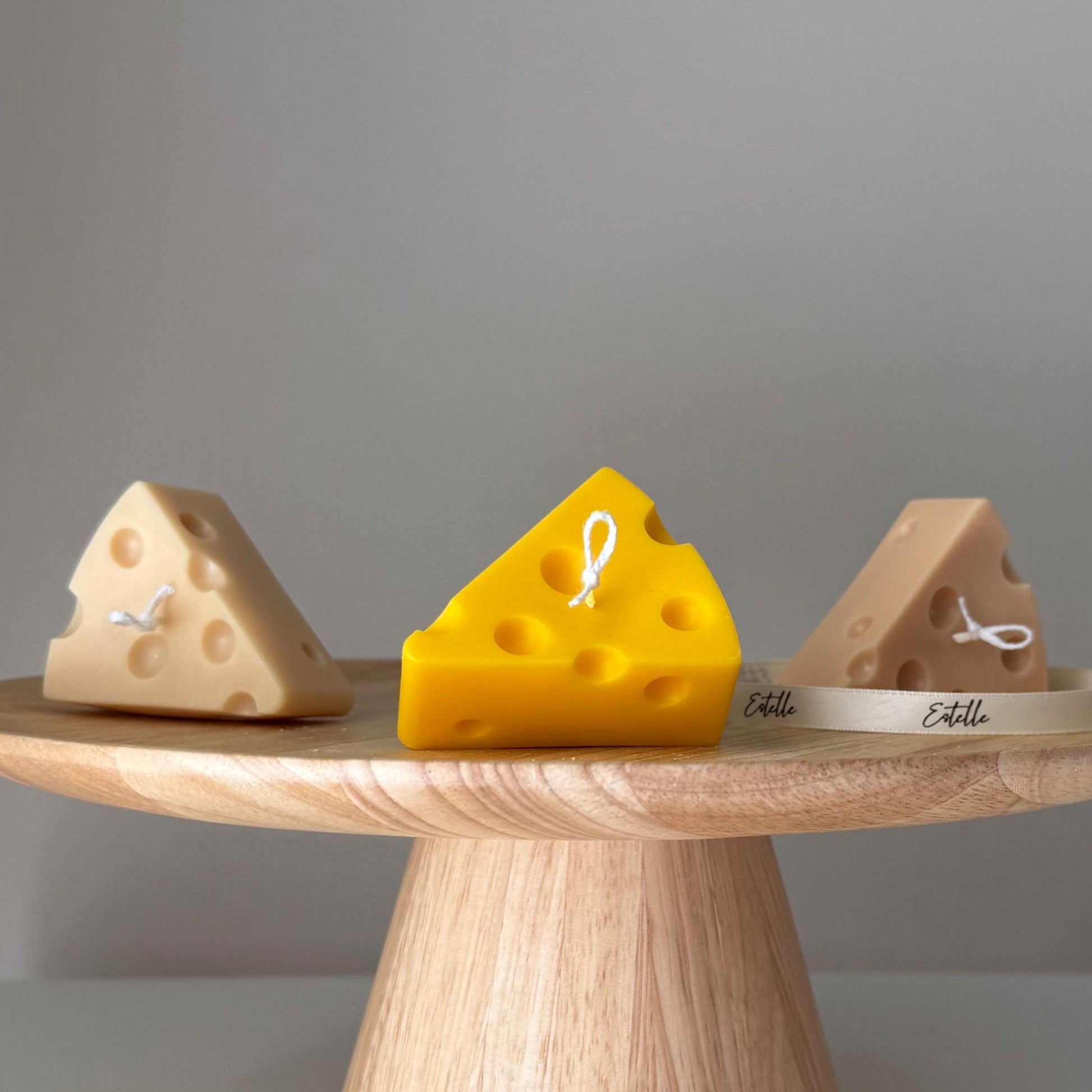 Handmade Cheese Soy Candle | Unique Food Candle Decor
