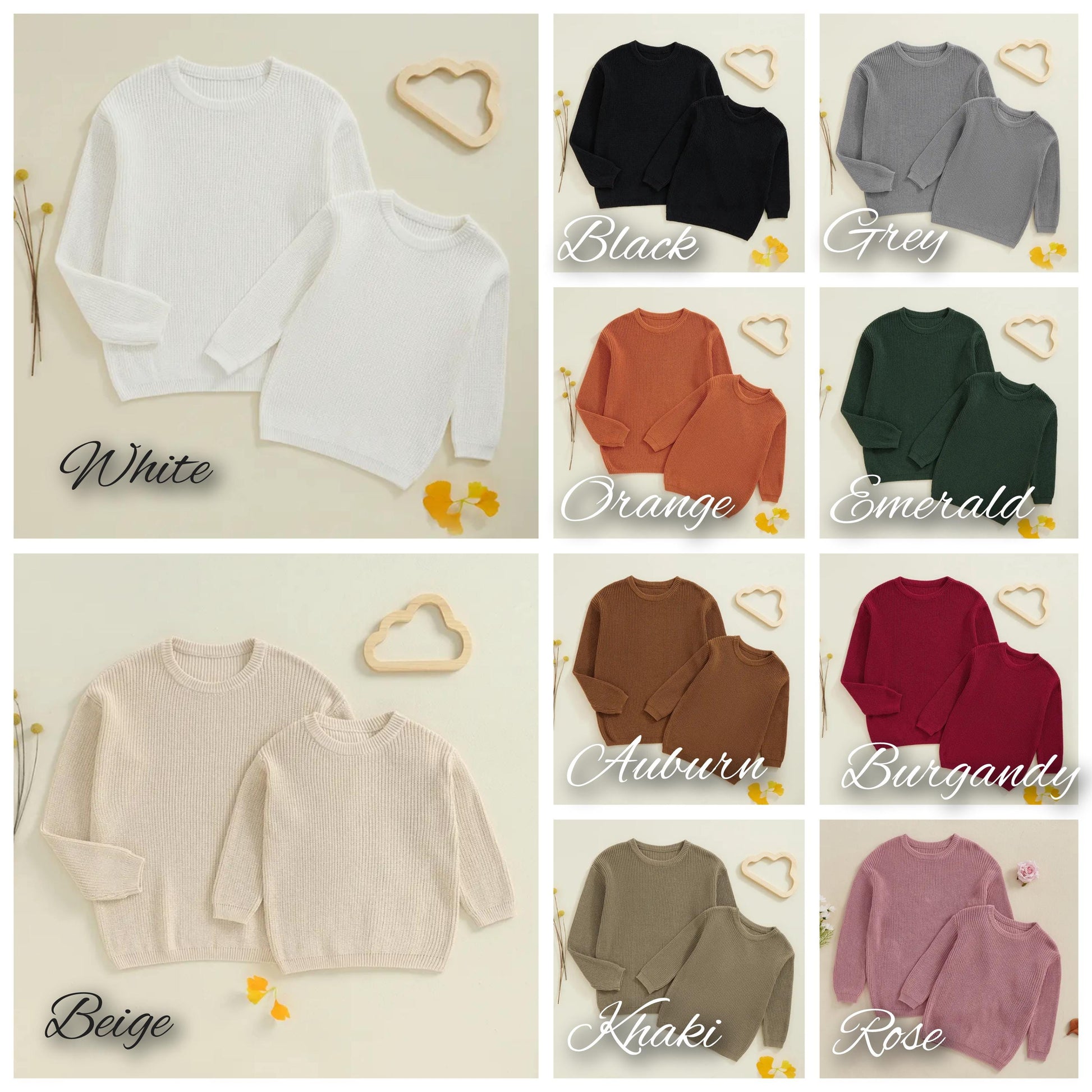 Adult size | CUSTOM Name or Word Sweater | Hand Embroidered Sweater