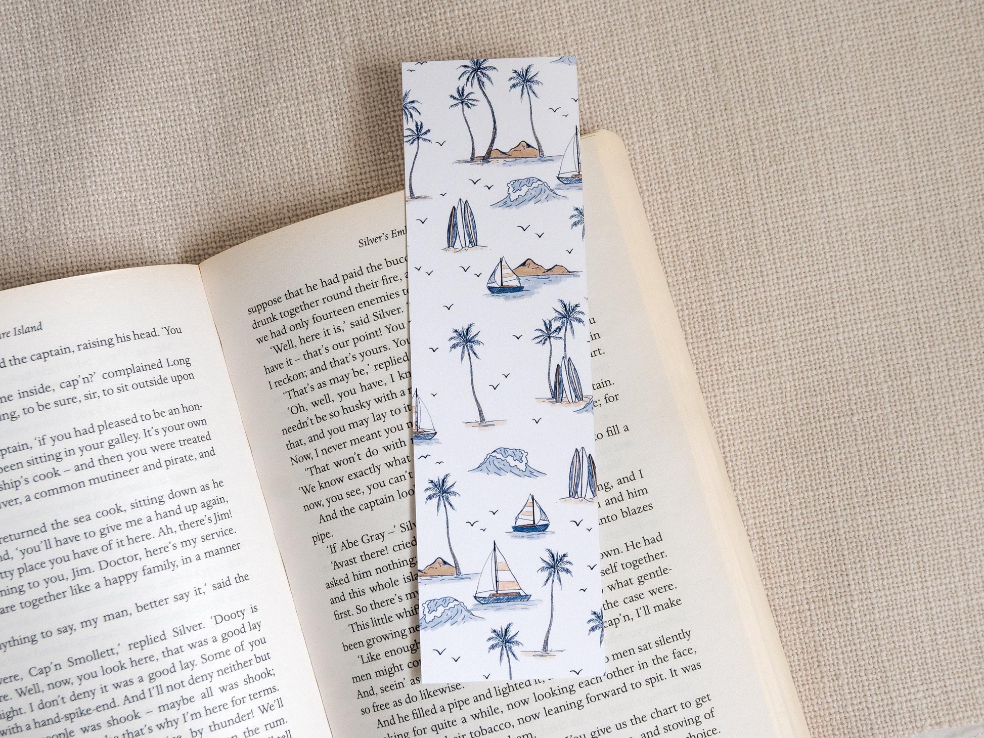 Beach Bookmark | Coastal Bookmark | Bookclub Gift | Bookish Gift