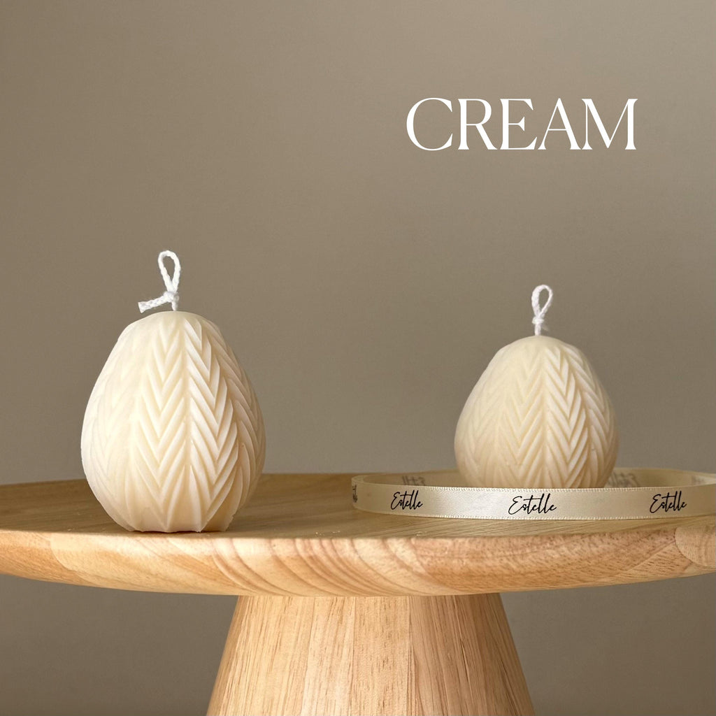 Easter Egg Soy Candle: Handmade Sculptural Home Decor