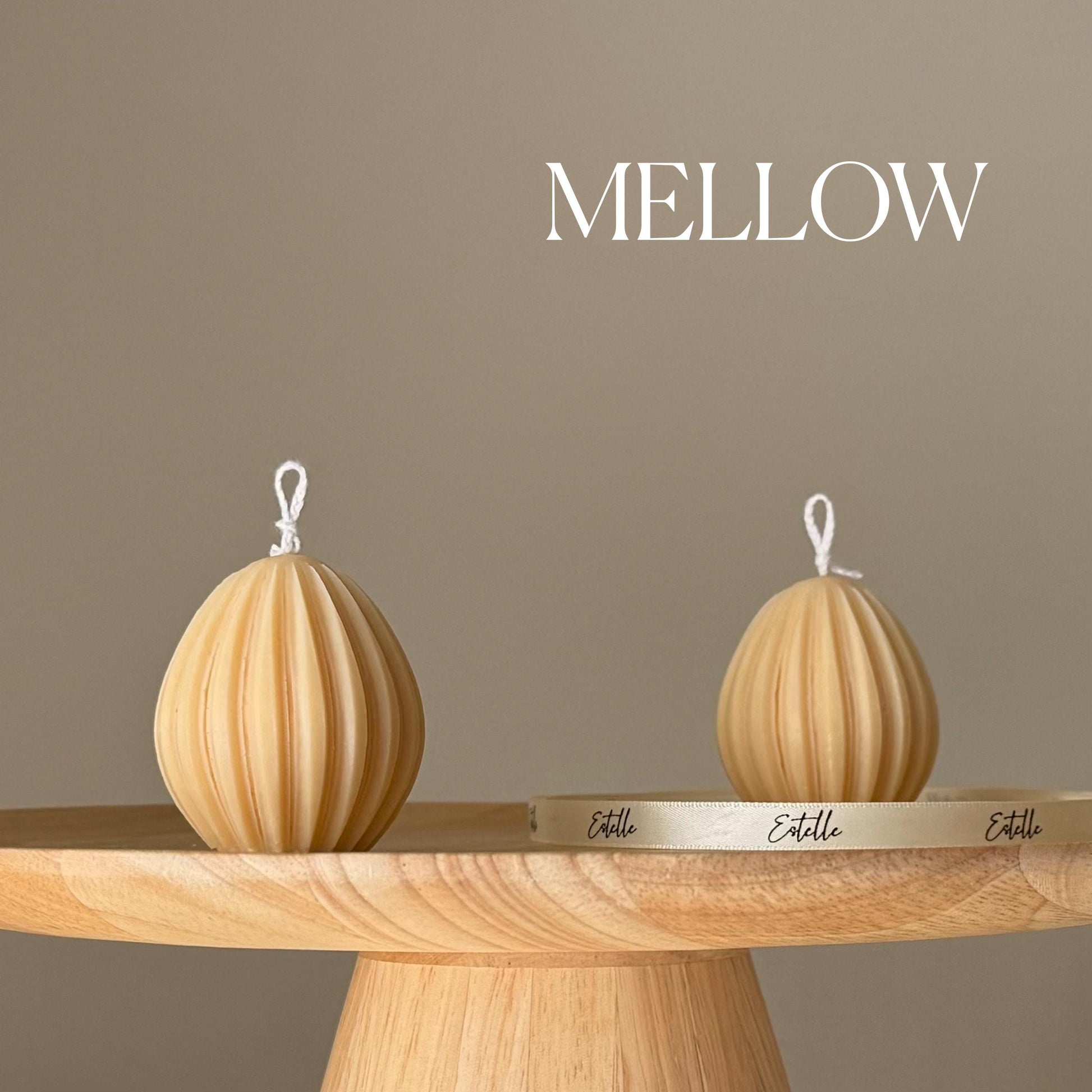 Easter Egg Soy Candle: Handmade Sculptural Home Decor