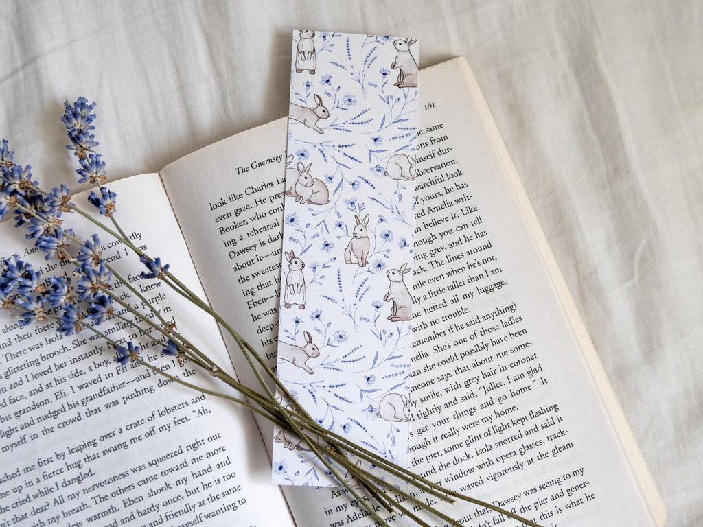 Adorable Bunny Bookmark | Animal Bookmark | Bookclub Gift | Rabbit Bookmark