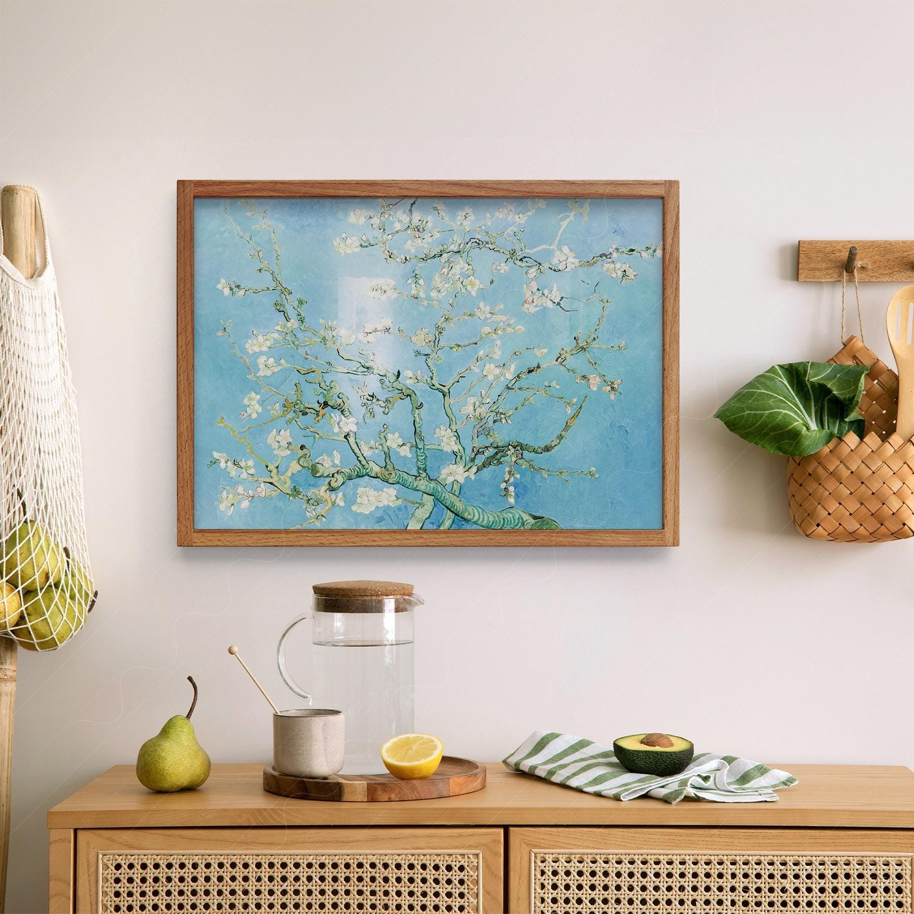 Van Gogh Almond Blossom Print – Famous Painting Wall Art Poster