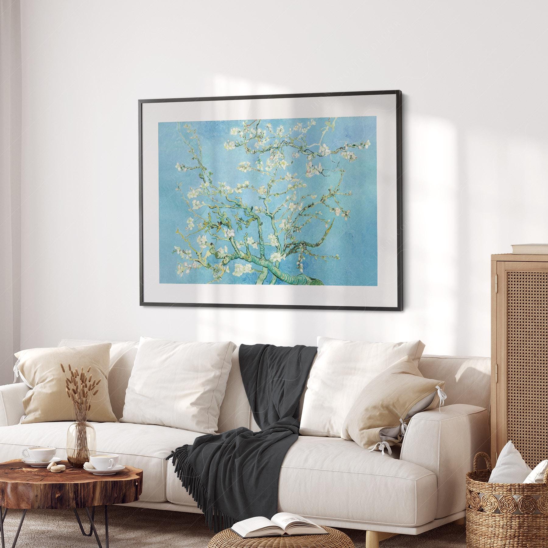 Van Gogh Almond Blossom Print – Famous Painting Wall Art Poster