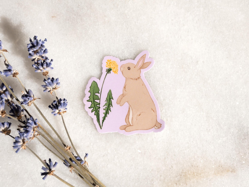 Lot d'autocollants lapins mignons | Quatre autocollants lapins | Cadeau pour les amoureux des lapins