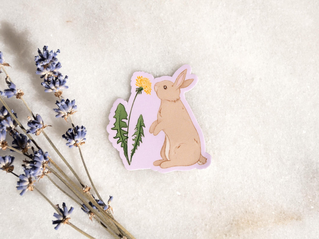 Lot d'autocollants lapins mignons | Quatre autocollants lapins | Cadeau pour les amoureux des lapins