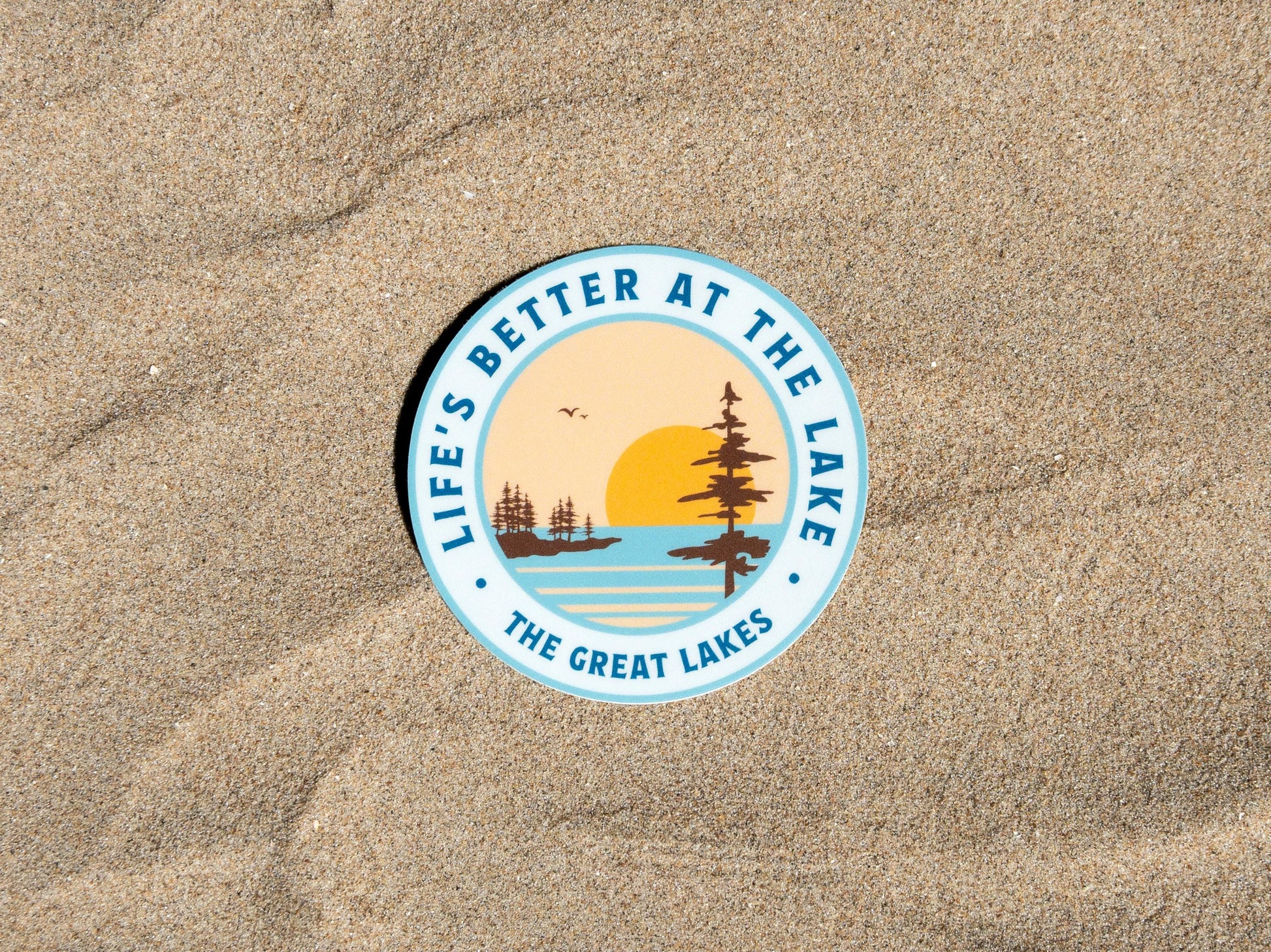 Great Lakes Sticker | Beach Sticker | Gift for Beach Lovers
