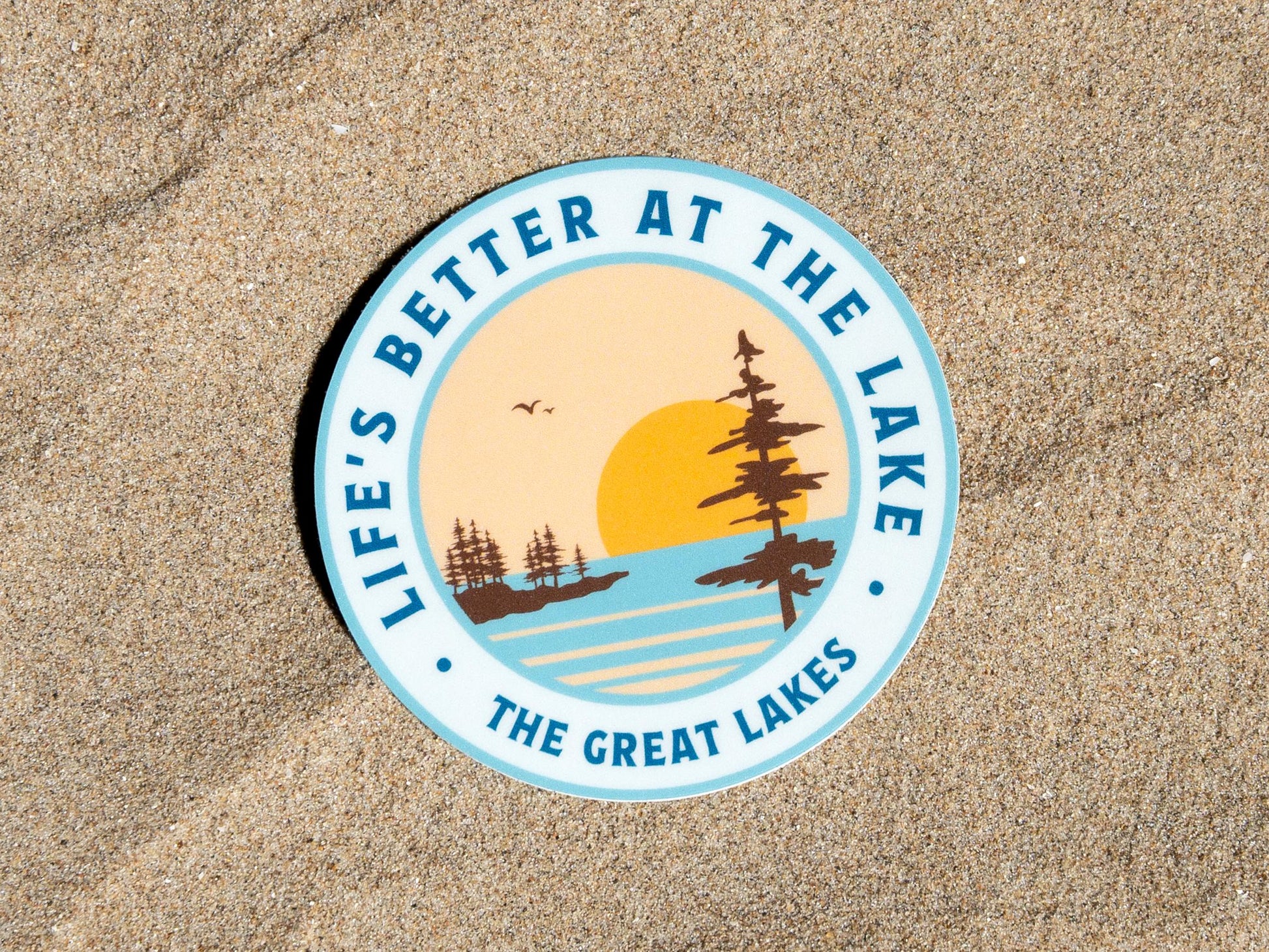 Great Lakes Sticker | Beach Sticker | Gift for Beach Lovers