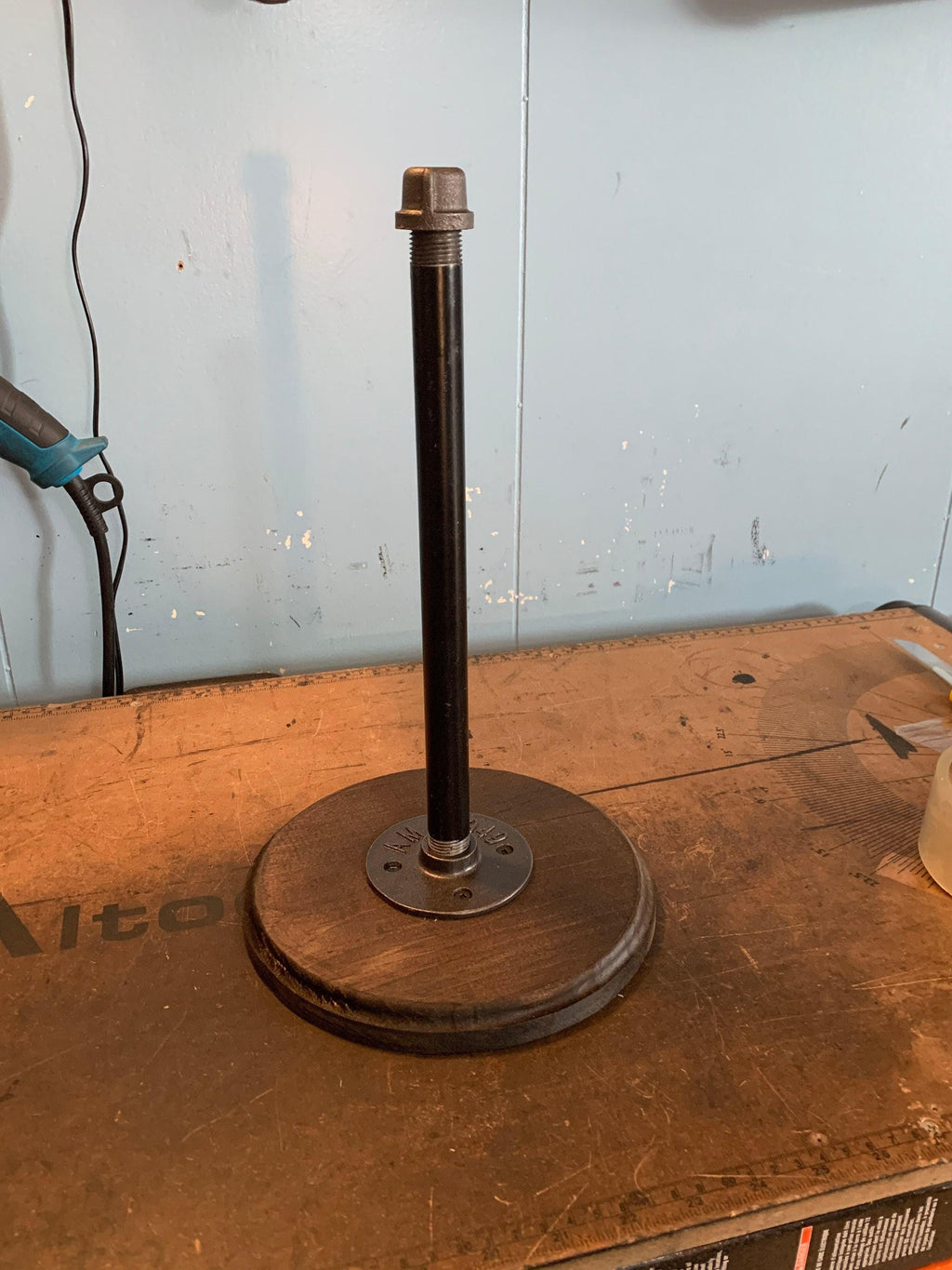 Porte-essuie-tout de style industriel - porte-essuie-tout rétro - porte-essuie-tout