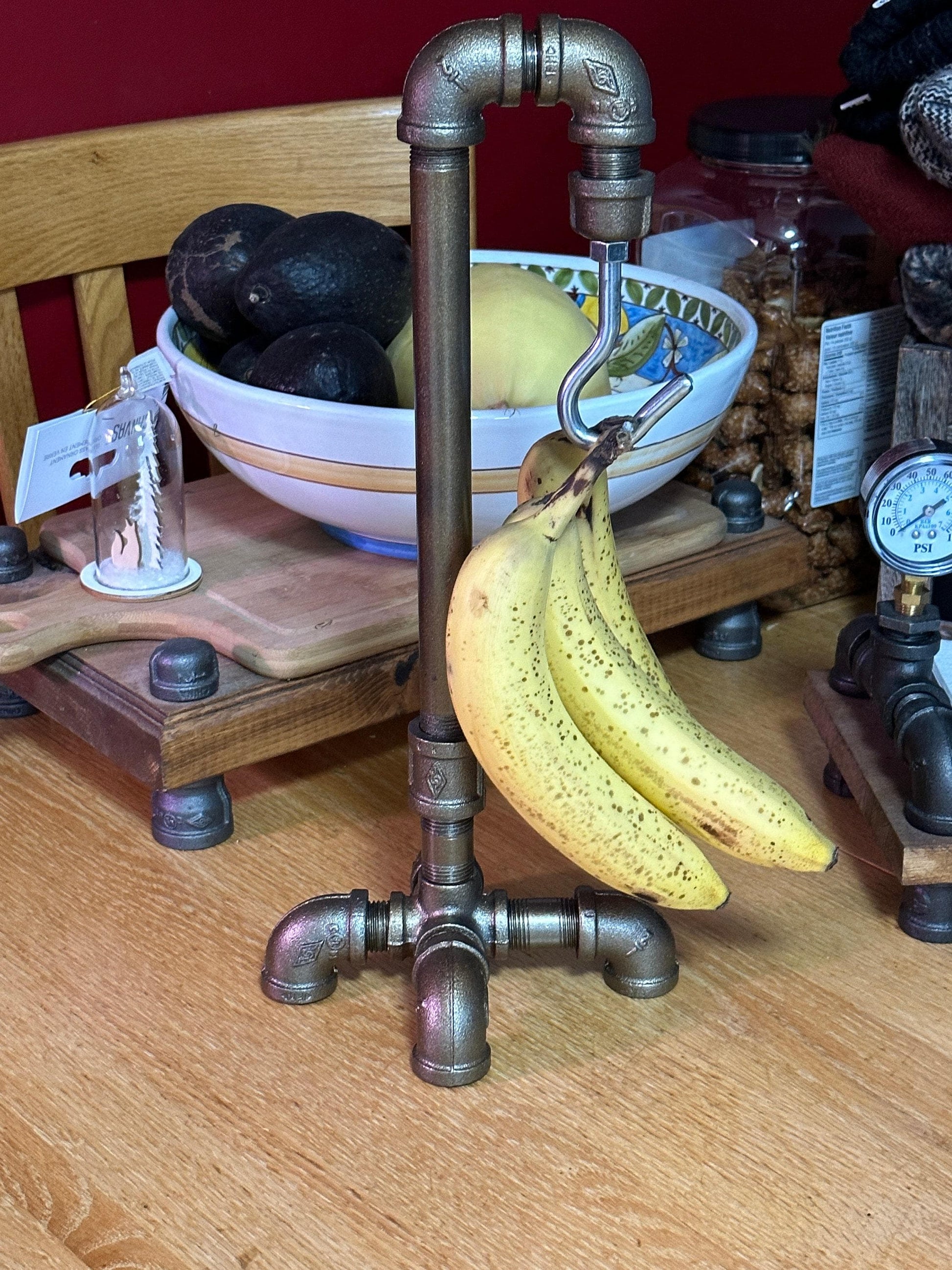 NOUVEAU Support banane de style industriel - Support banane - Support banane - Version 3 - TOUS Support banane pour tuyaux