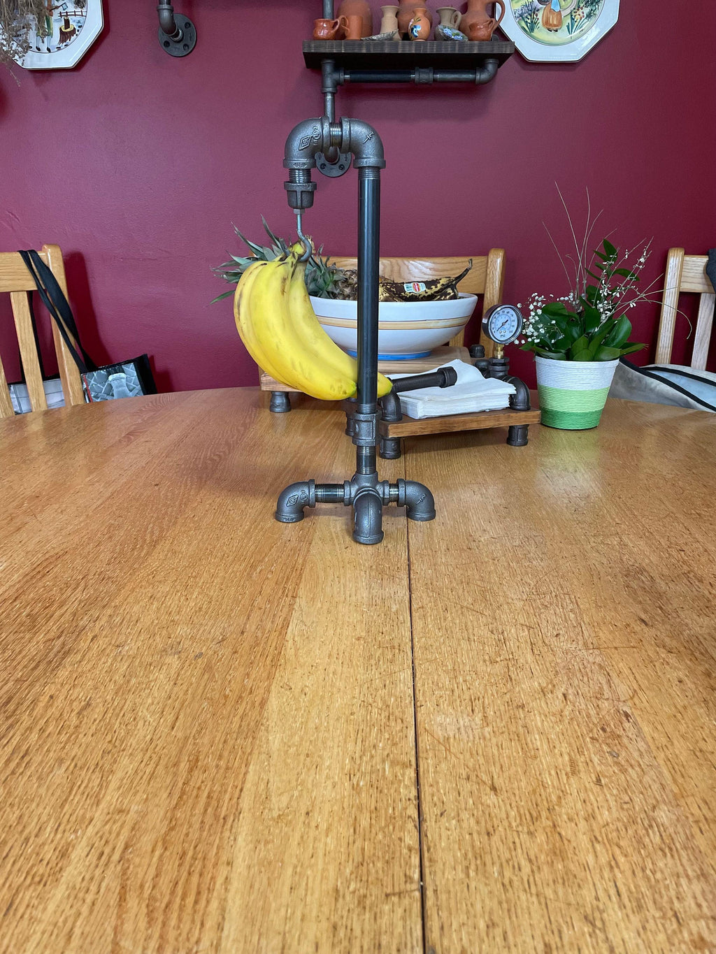 NOUVEAU Support banane de style industriel - Support banane - Support banane - Version 3 - TOUS Support banane pour tuyaux
