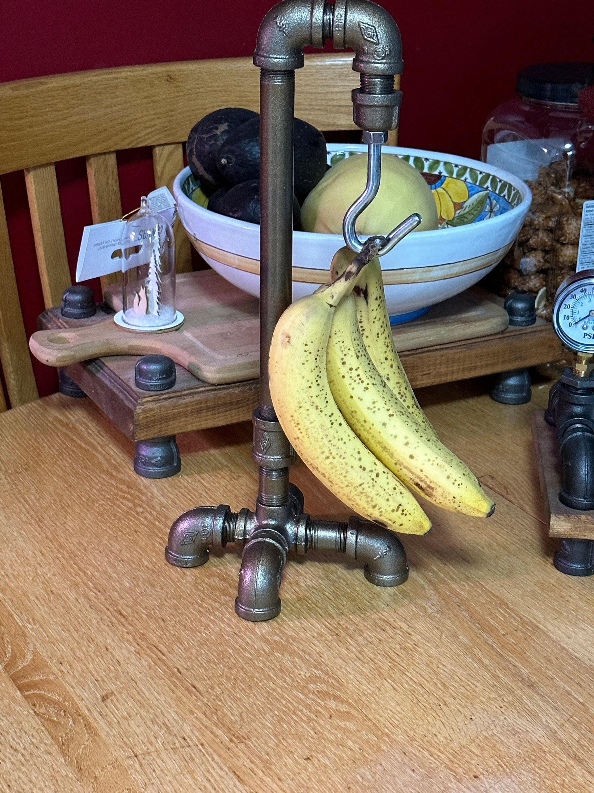 NOUVEAU Support banane de style industriel - Support banane - Support banane - Version 3 - TOUS Support banane pour tuyaux