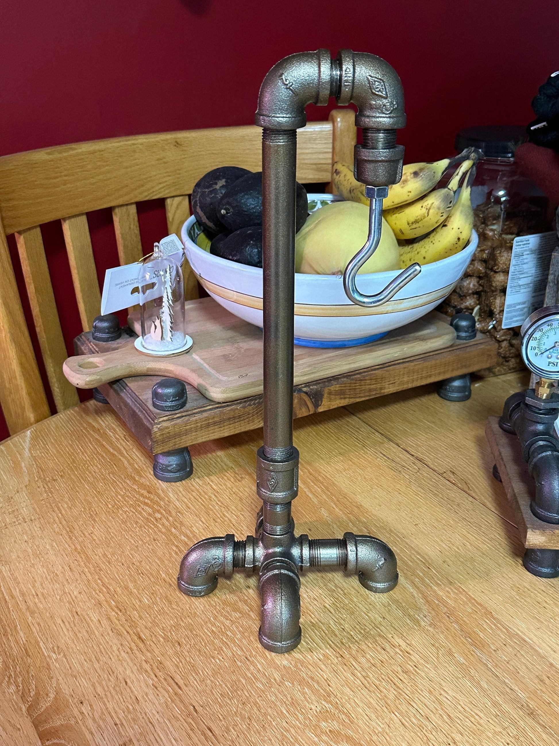 NOUVEAU Support banane de style industriel - Support banane - Support banane - Version 3 - TOUS Support banane pour tuyaux