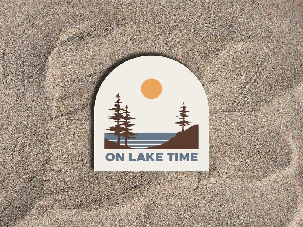 Lake Time Sticker | Beach Sticker | Gift for Lake Lovers