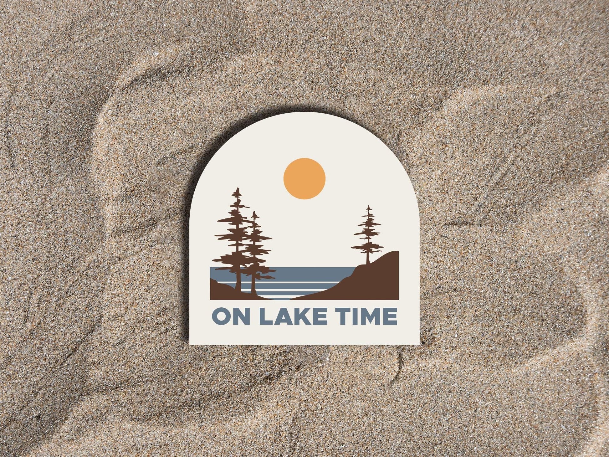 Lake Time Sticker | Beach Sticker | Gift for Lake Lovers