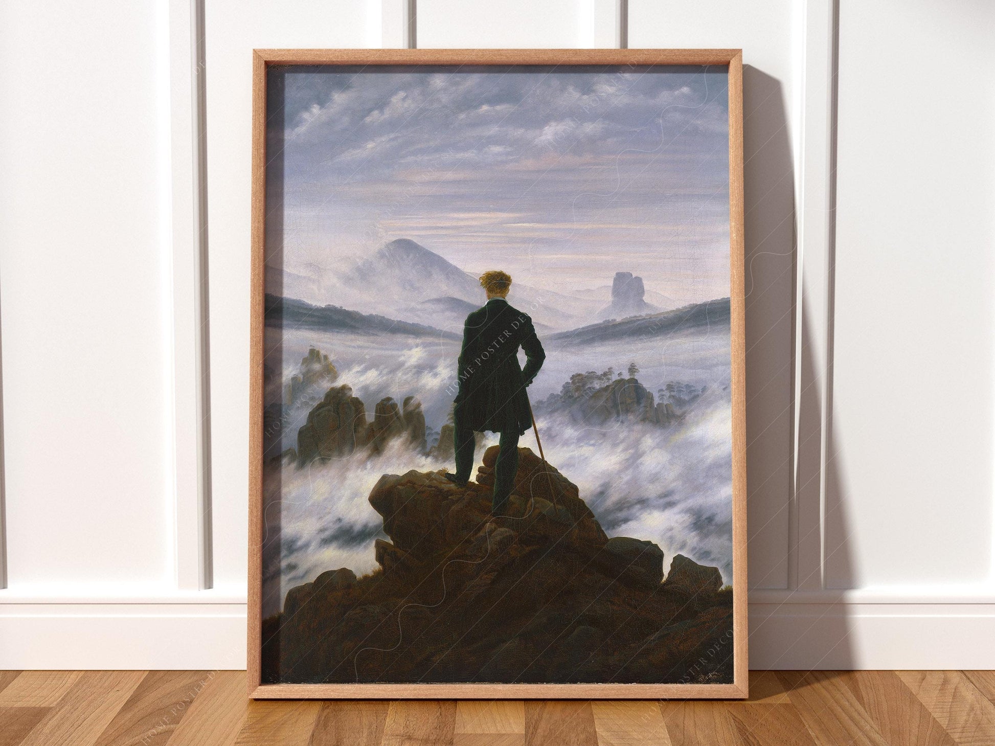 Caspar David Friedrich Wanderer, Above the Sea of Fog Print