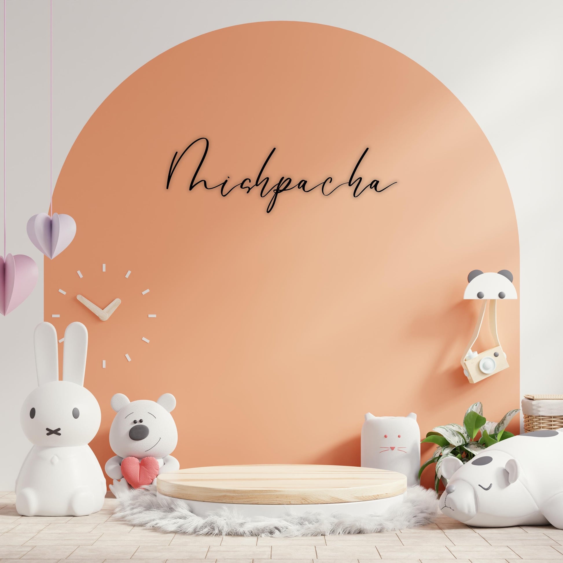 Décoration murale juive en métal noir. Décoration murale Mishpacha. Cadeau de décoration juive pour la maison. Cadeau de Hanoukka. Pendaison de crémaillère juive. Idée cadeau de mariage.