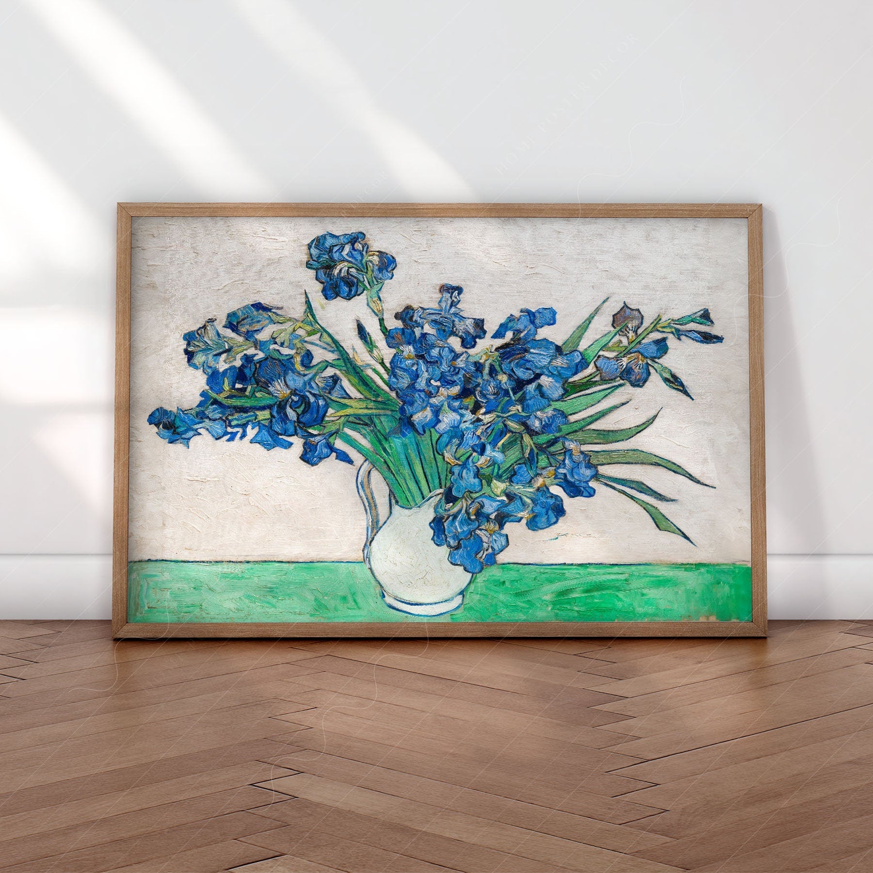 Vincent van Gogh Irises Art Print – Famous Painting Floral Wall Decor