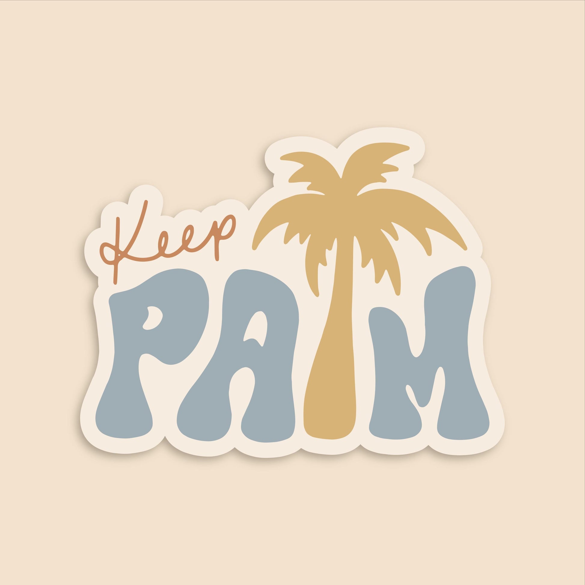 Palm Tree Sticker | Beach Sticker | Gift for Beach Lovers