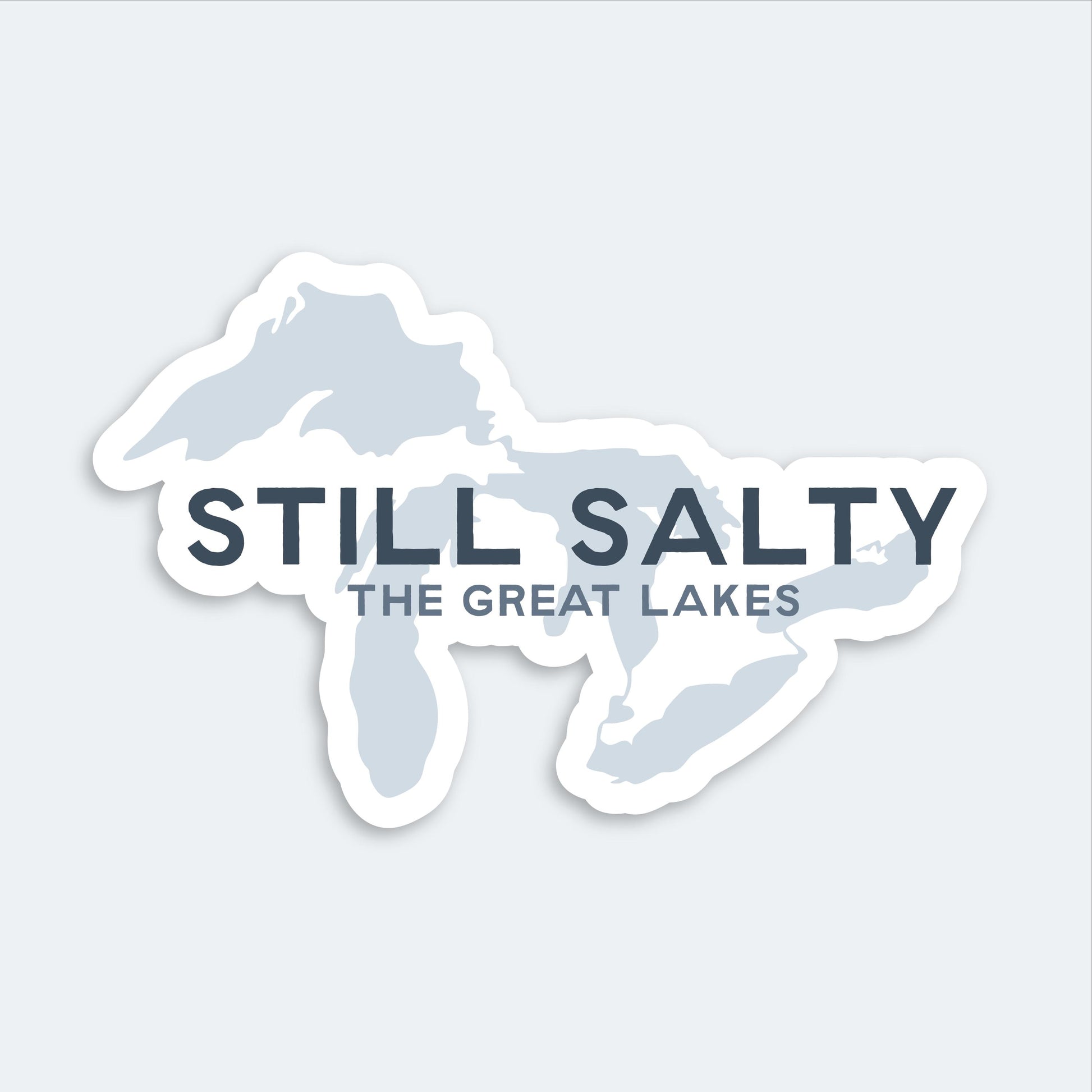 Autocollant Grands Lacs | Autocollant Plage | Autocollant Salé | Cadeau pour les amoureux de la plage