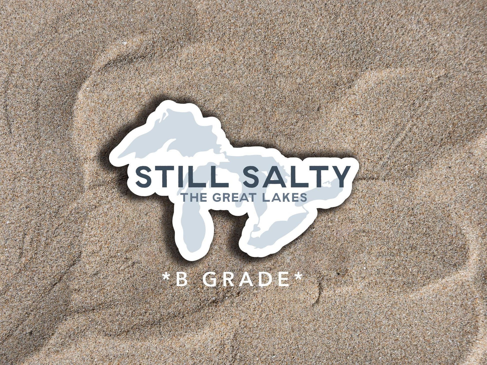 B GRADE* Great Lakes Sticker | Beach Sticker | Salty Sticker | Gift for Beach Lovers