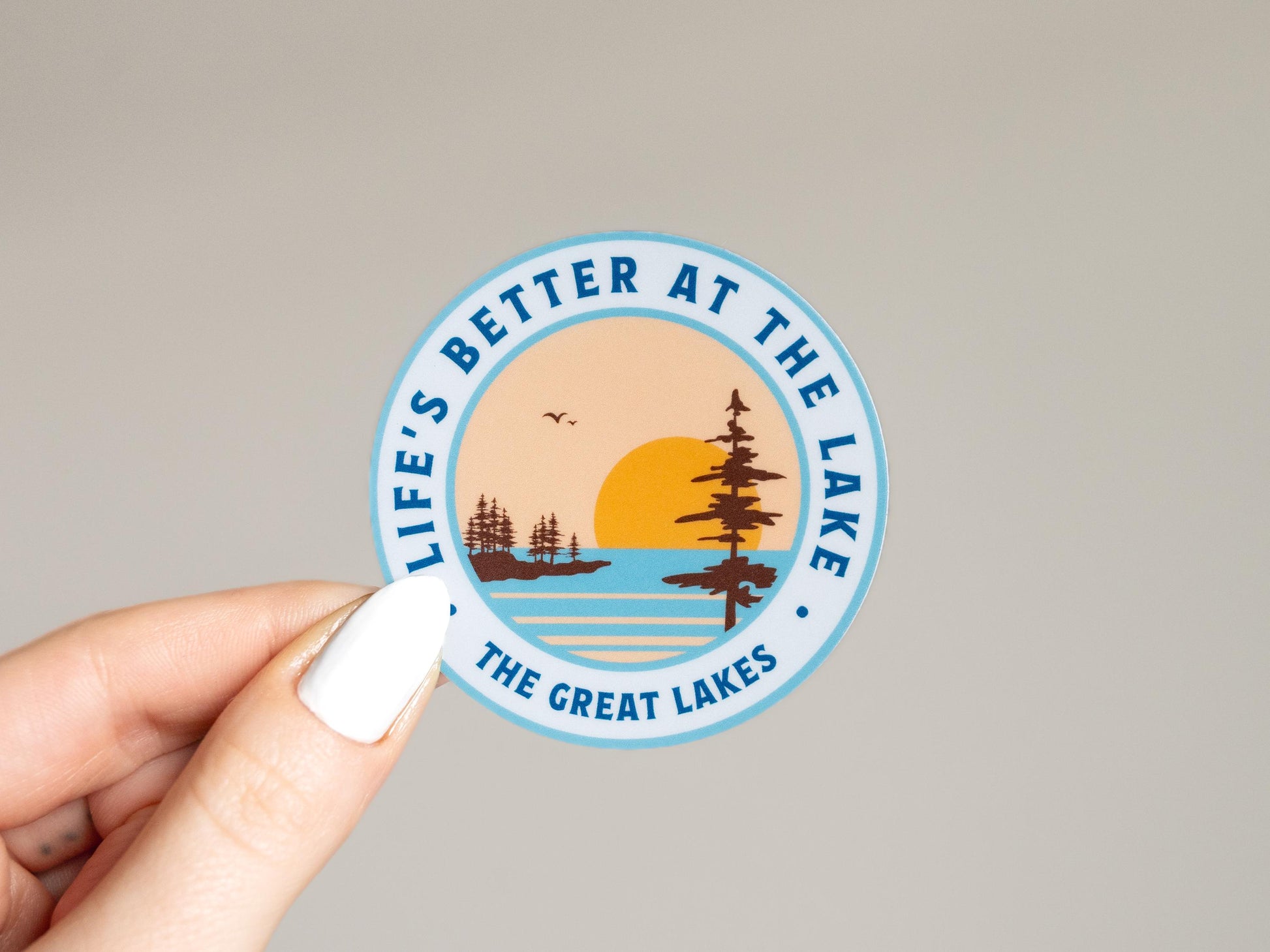 Great Lakes Sticker | Beach Sticker | Gift for Beach Lovers