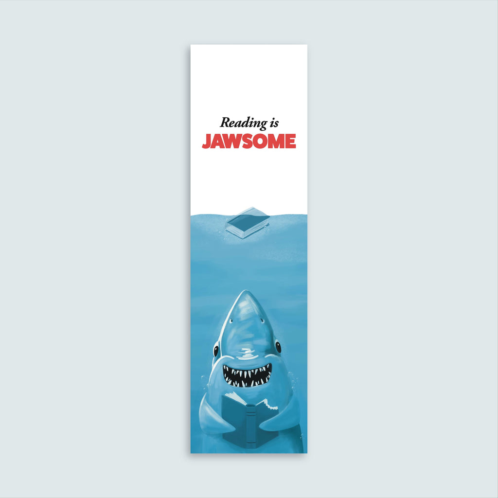Shark Bookmark | Ocean Marinelife Bookmark | Bookclub Gift | Great White Shark Bookmark