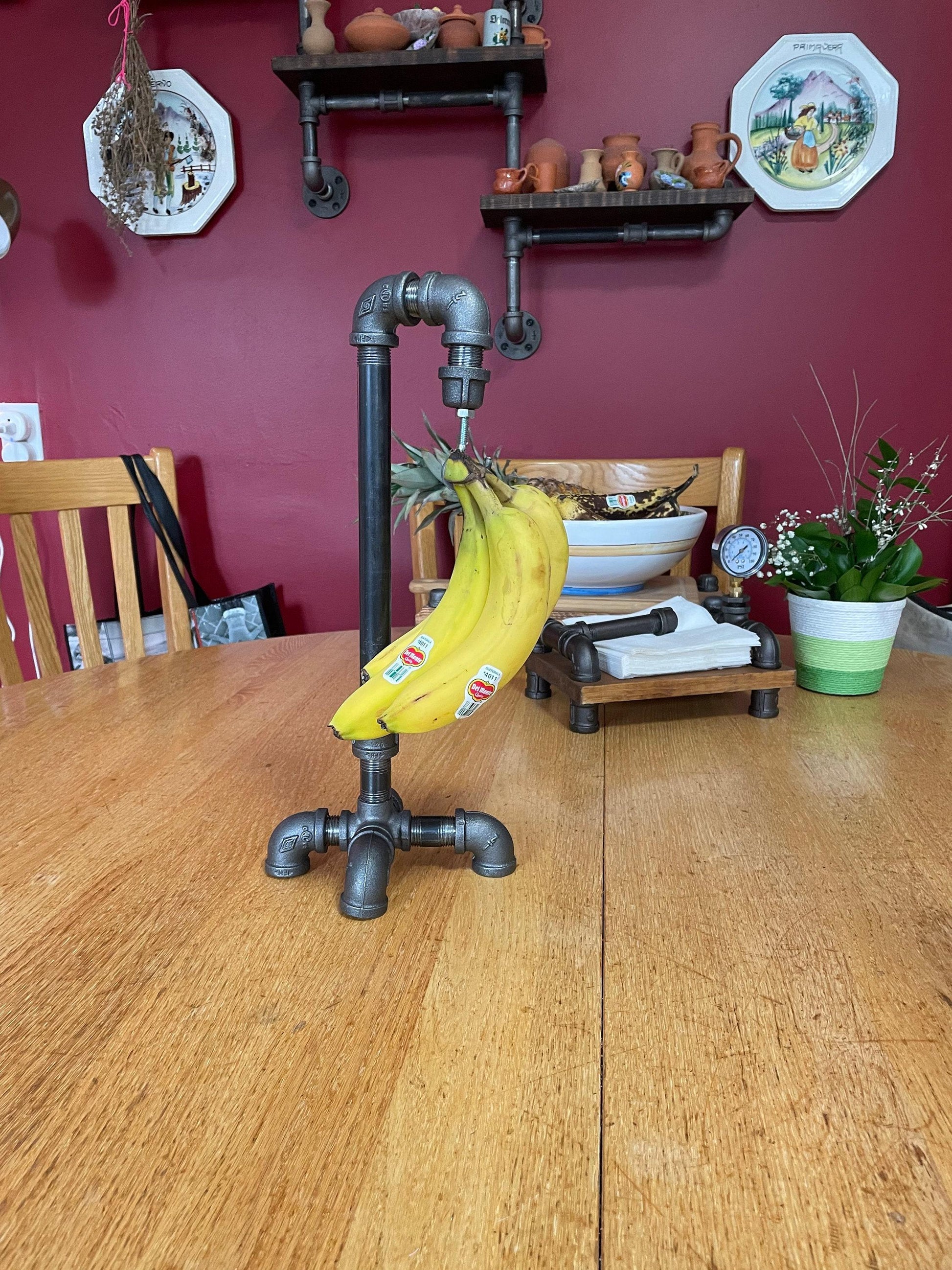 NOUVEAU Support banane de style industriel - Support banane - Support banane - Version 3 - TOUS Support banane pour tuyaux