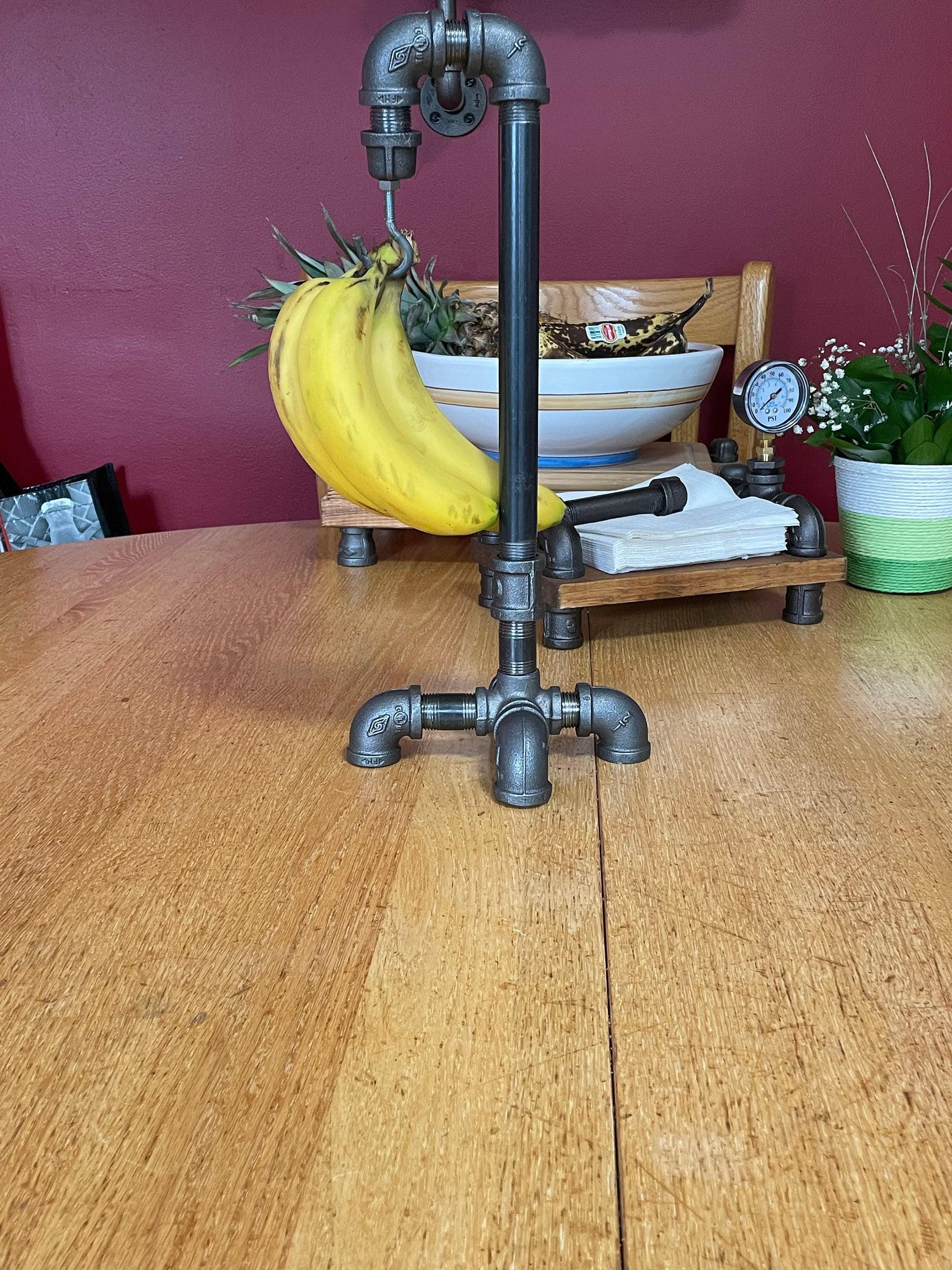 NOUVEAU Support banane de style industriel - Support banane - Support banane - Version 3 - TOUS Support banane pour tuyaux