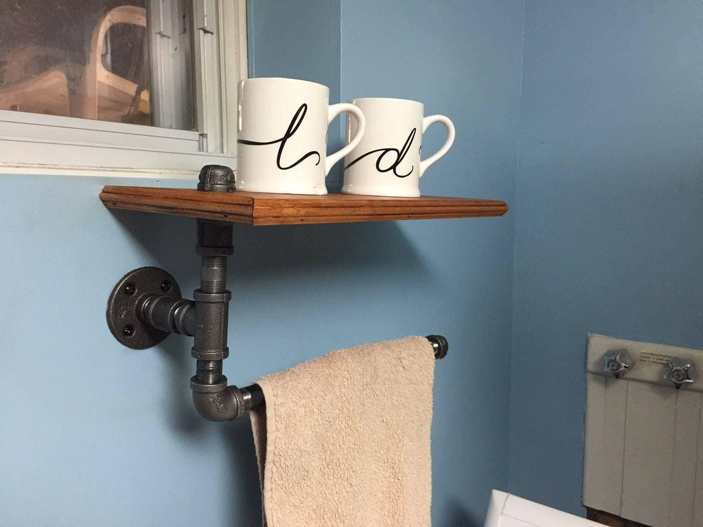 Industrial design towel holder