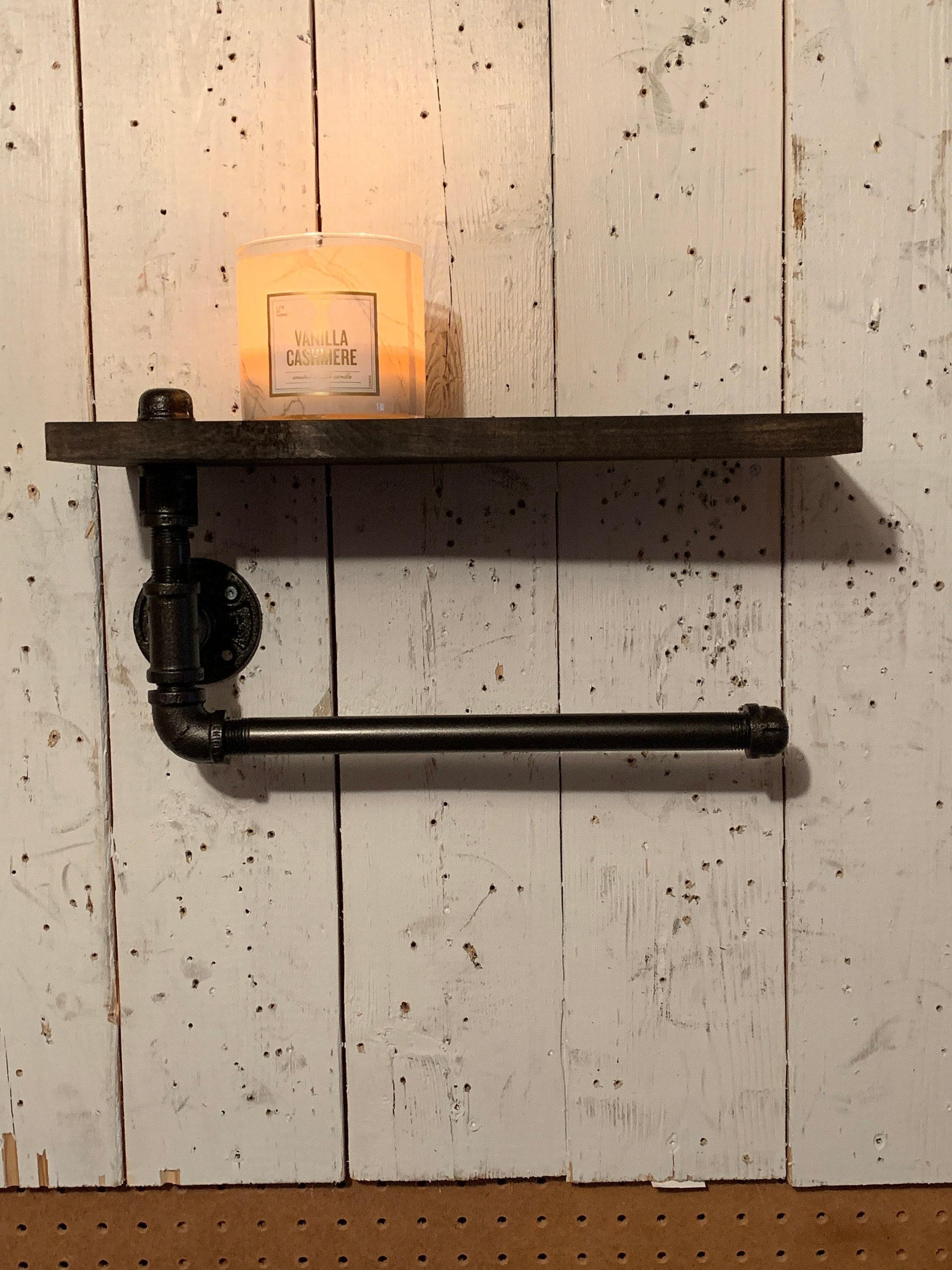 Porte-serviettes au design industriel